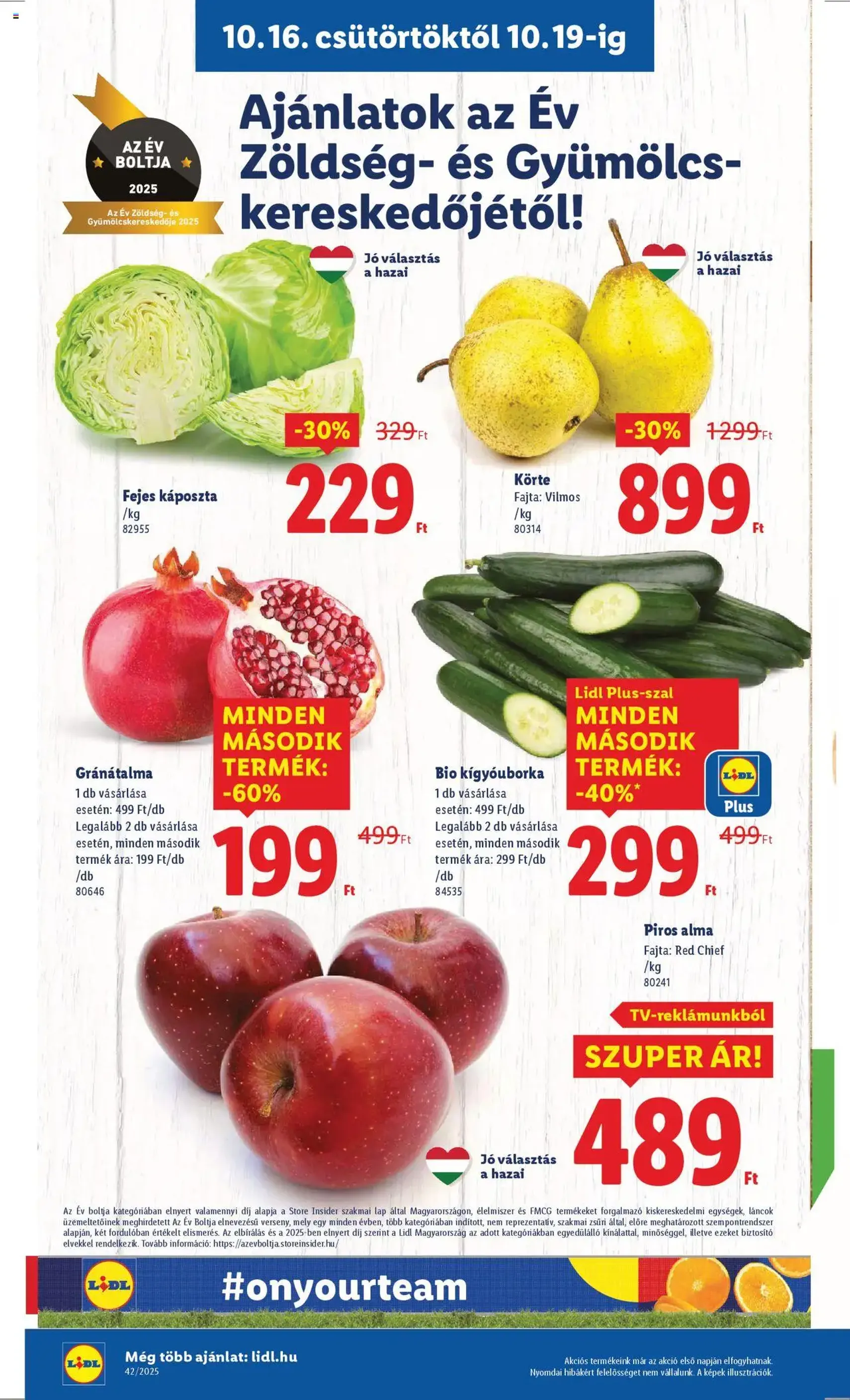 Lidl Akciós újság - 2025.10.16. érvényes szórólap 4 oldal 68 oldalból Lidl Akciós újság - 2025.10.16. érvényes szórólap 4 oldal 68 oldalból