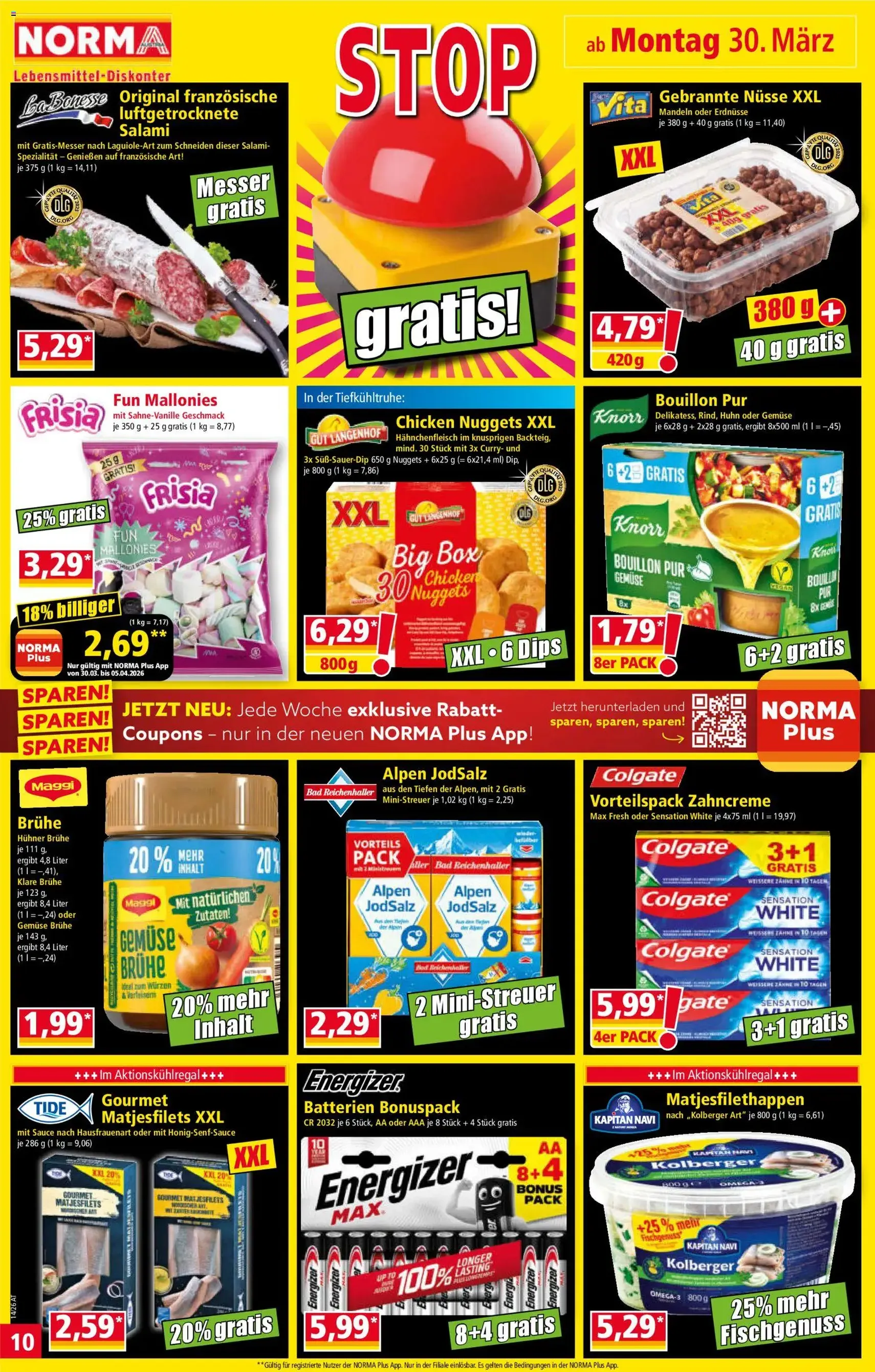 Norma Flugblatt - Gültiger Prospekt ab 30.03.2026, Seite 10 von insgesamt 20