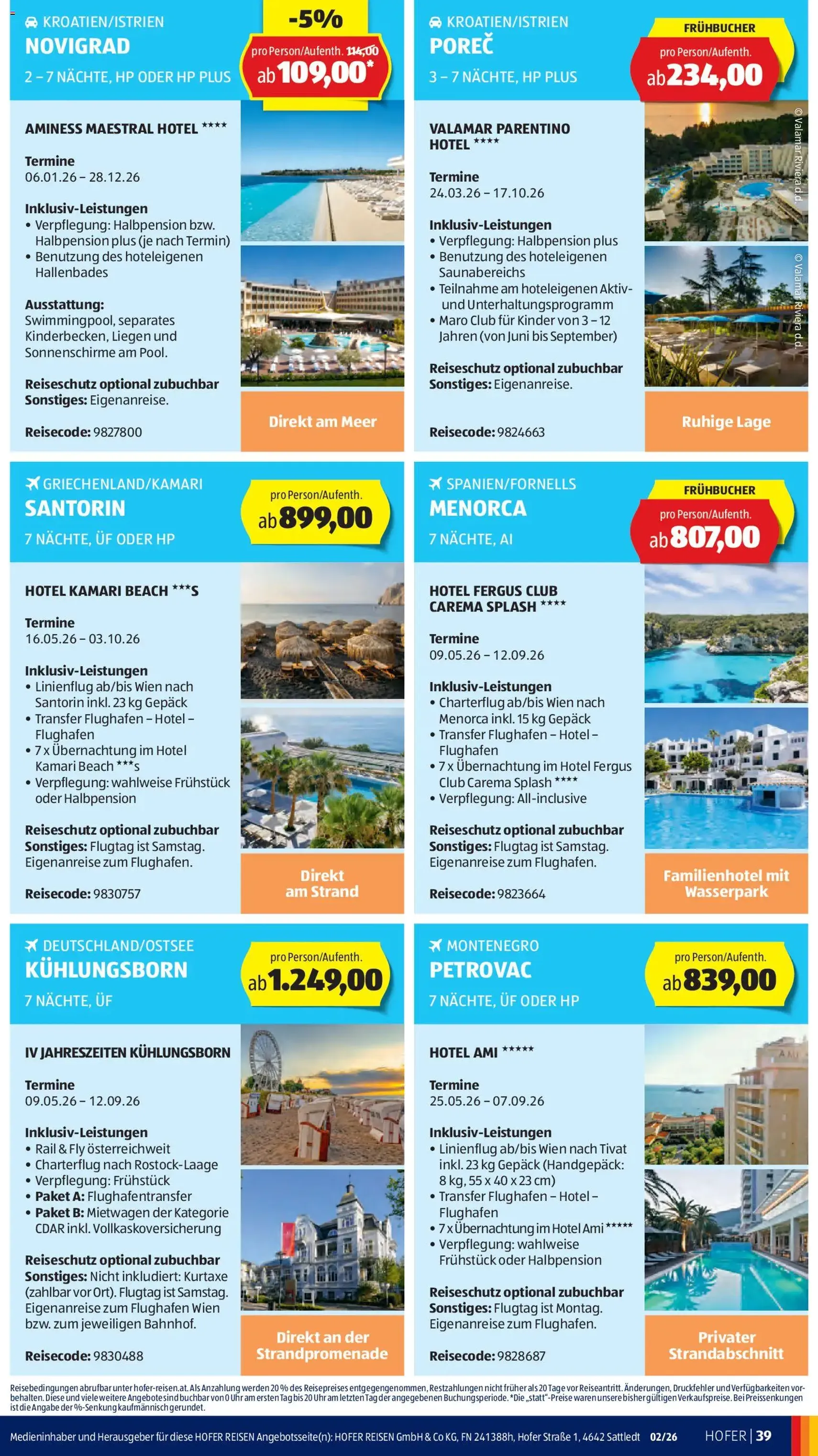 Hofer Flugblatt - Gültiger Prospekt ab 02.01.2026, Seite 43 von insgesamt 45
