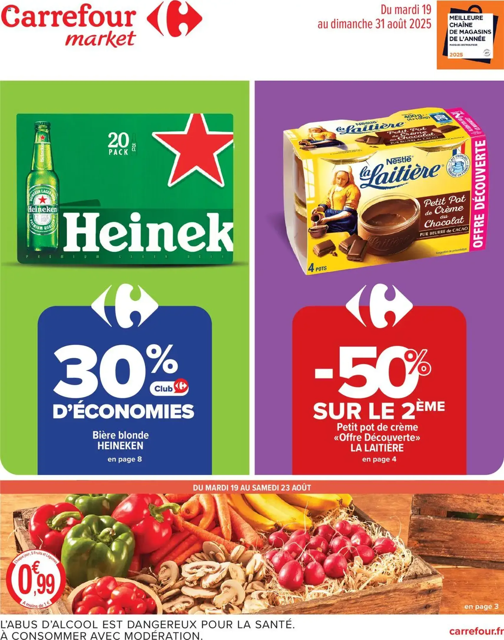 Carrefour Market catalogue semaine 34 - brochure valable à partir du 19/08/2025, page 1 sur 16 Carrefour Market catalogue semaine 34 - brochure valable à partir du 19/08/2025, page 1 sur 16