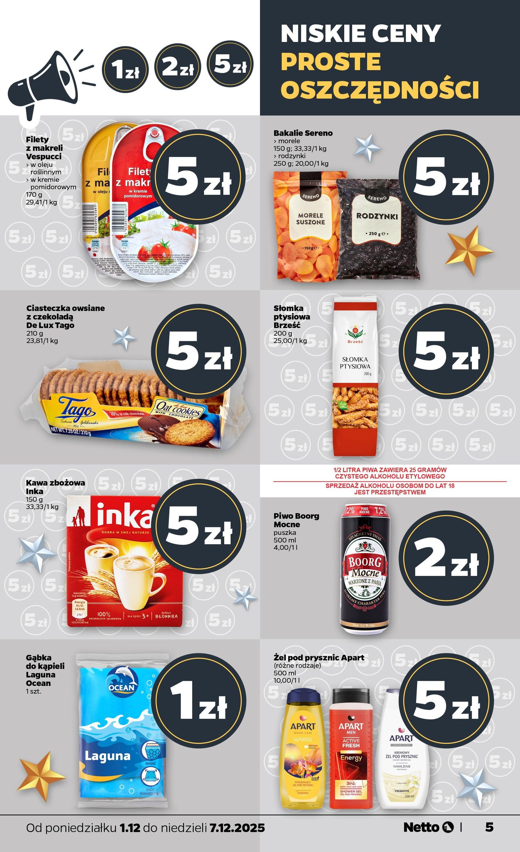 Netto gazetka - Spożywcza - ważny gazetka od 01.12.2025 strona 5 z 38