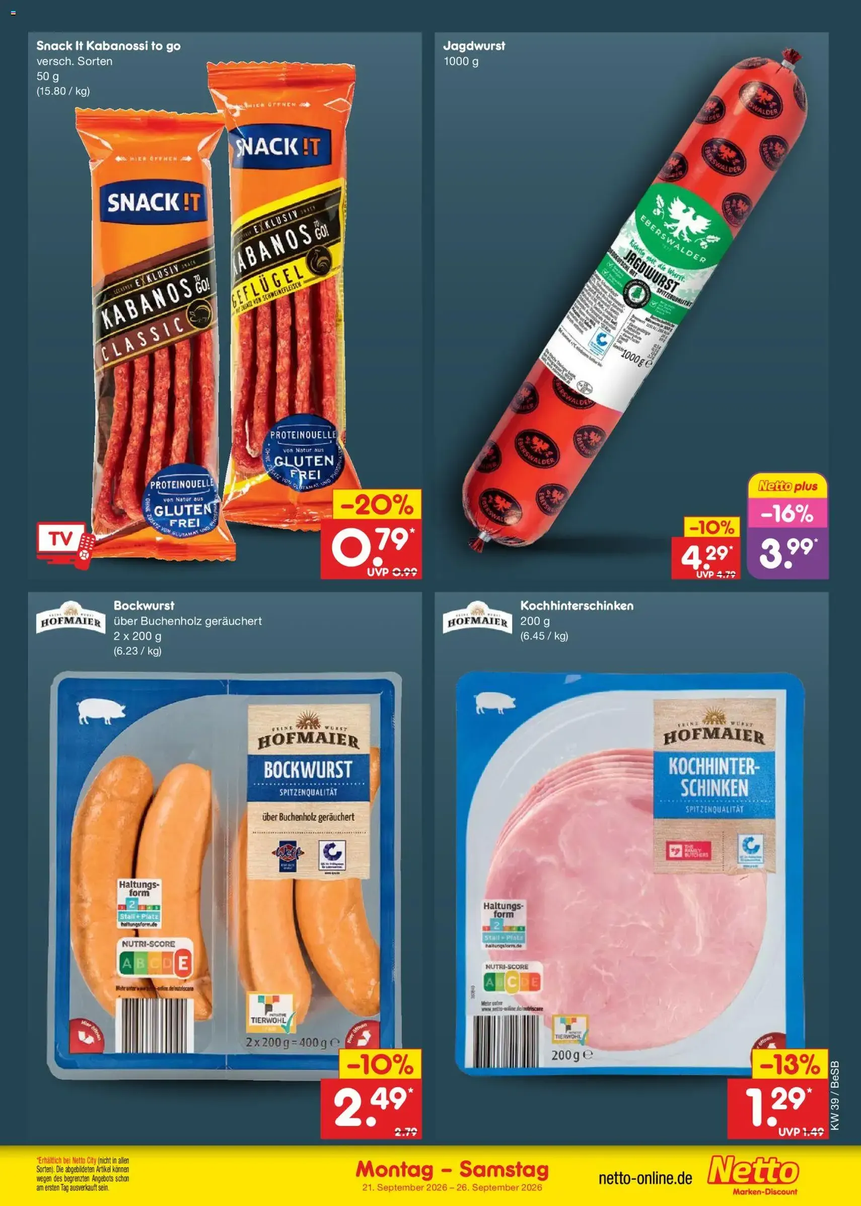 Netto Marken-Discount Prospekt - Gültiger Prospekt ab 21.09.2026, Seite 23 von insgesamt 72