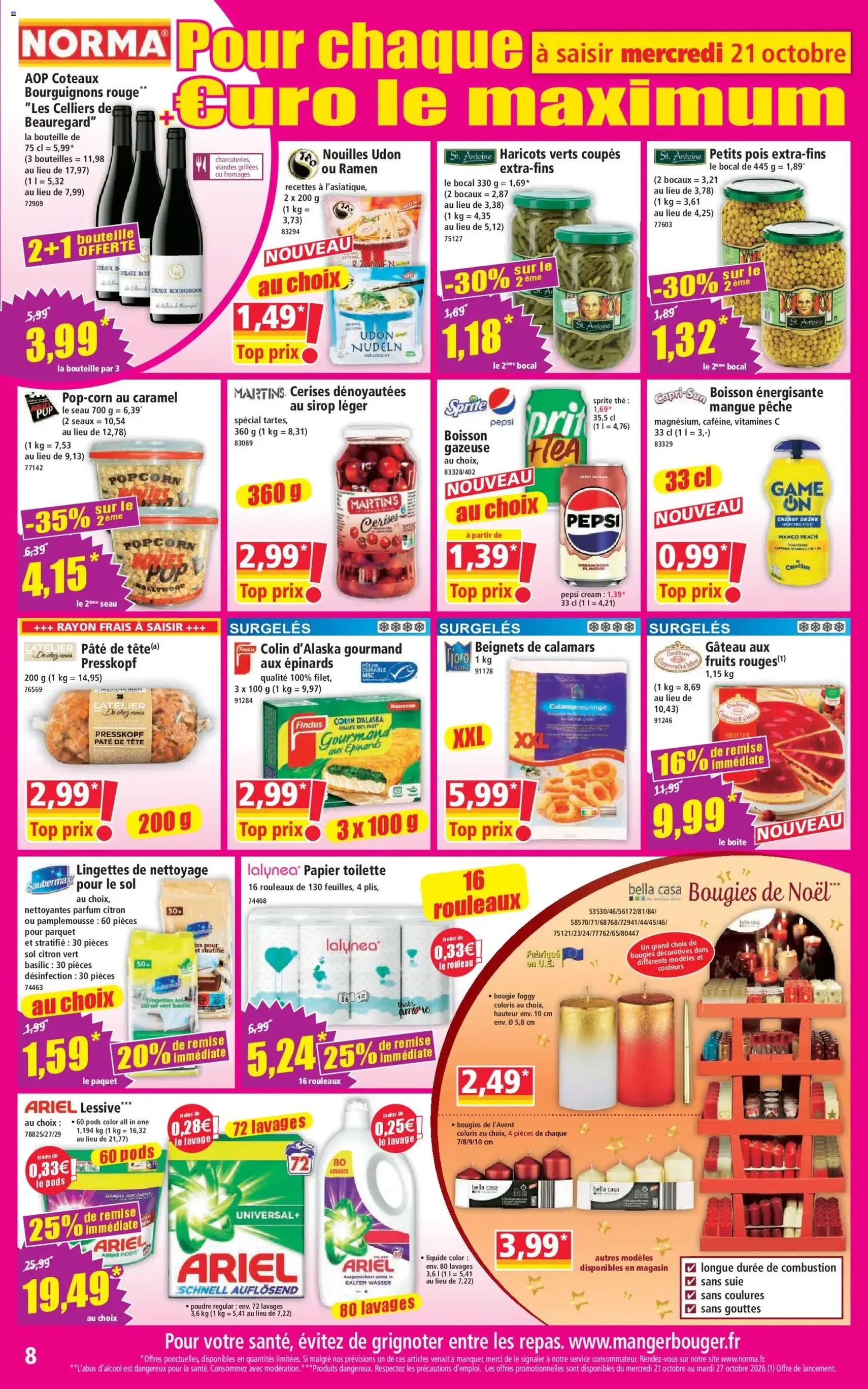 Norma catalogue - brochure valable à partir du 21/10/2026, page 8 sur 12