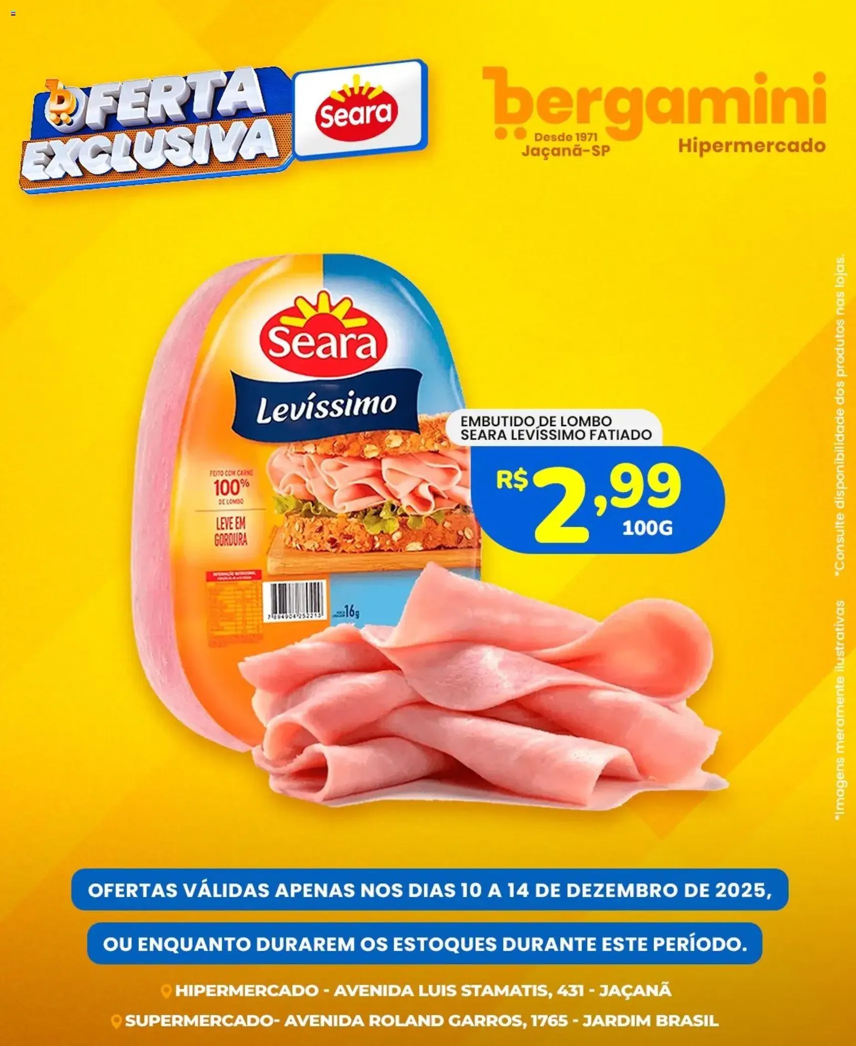 Supermercado Bergamini - Ofertas Seara - folheto válido a partir de 10/12/2025 página 1 de 8