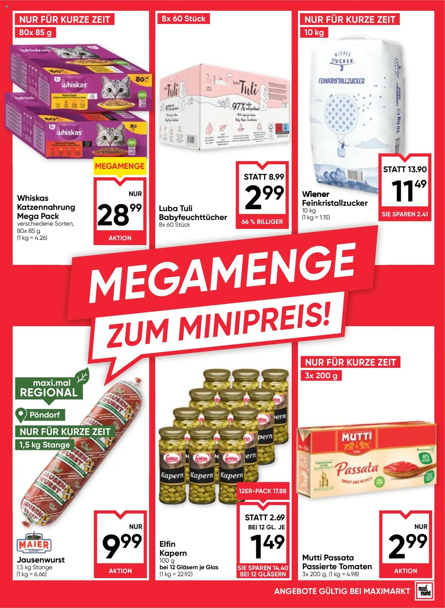 Maximarkt Flugblatt - Gültiger Prospekt ab 23.10.2025, Seite 17 von insgesamt 24 Maximarkt Flugblatt - Gültiger Prospekt ab 23.10.2025, Seite 17 von insgesamt 24