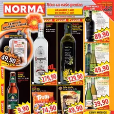 Norma leták - náhled letáku platný od 01.09.2025