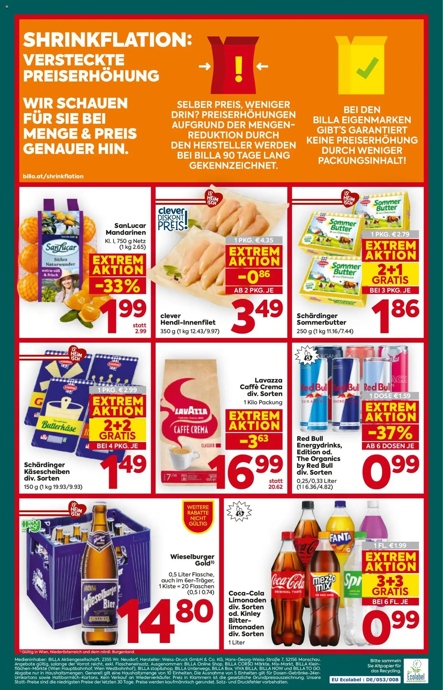 Billa Plus Flugblatt - Gültiger Prospekt ab 22.01.2026, Seite 20 von insgesamt 20