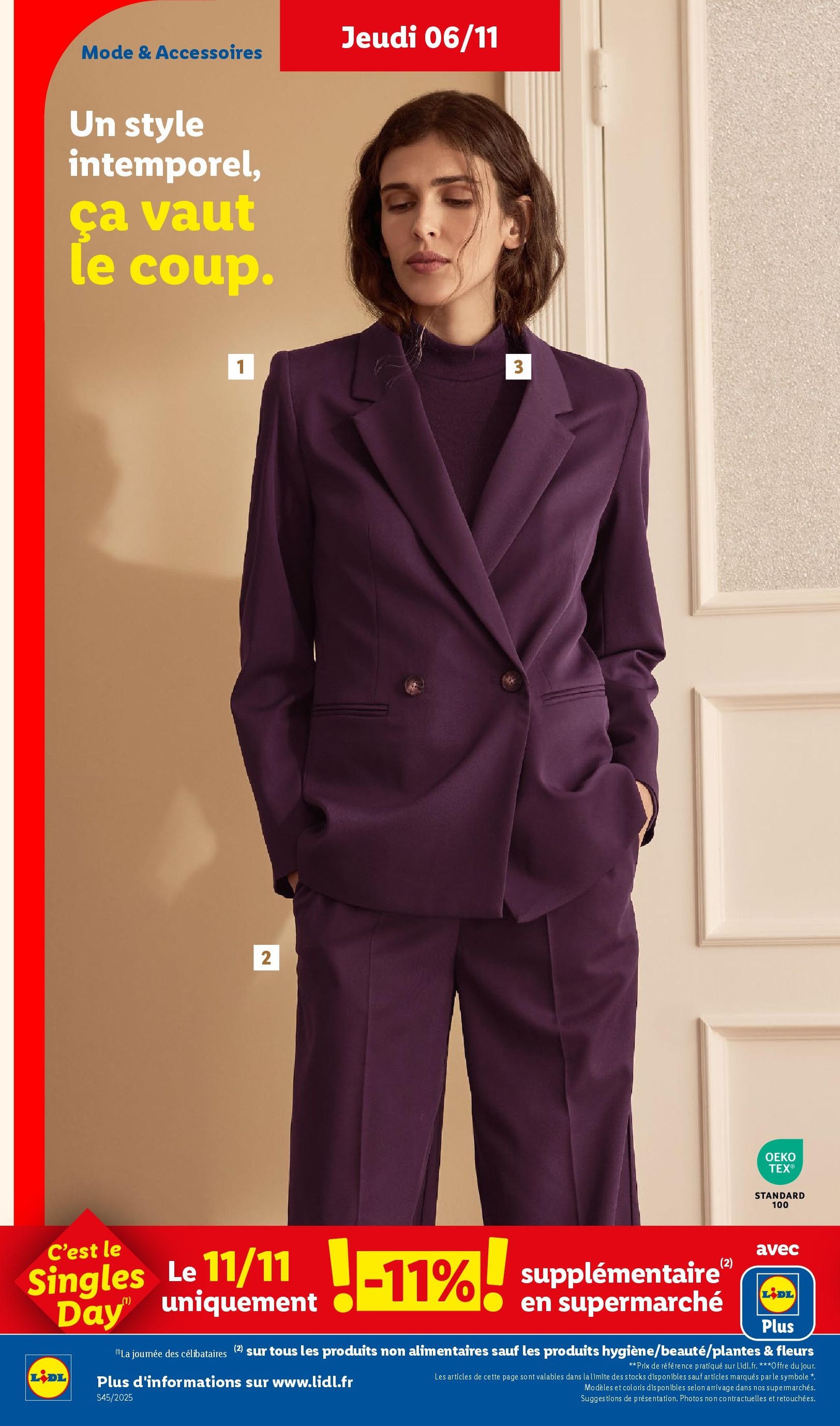 LIDL catalogue semaine 45 - brochure valable à partir du 06/11/2025, page 58 sur 95