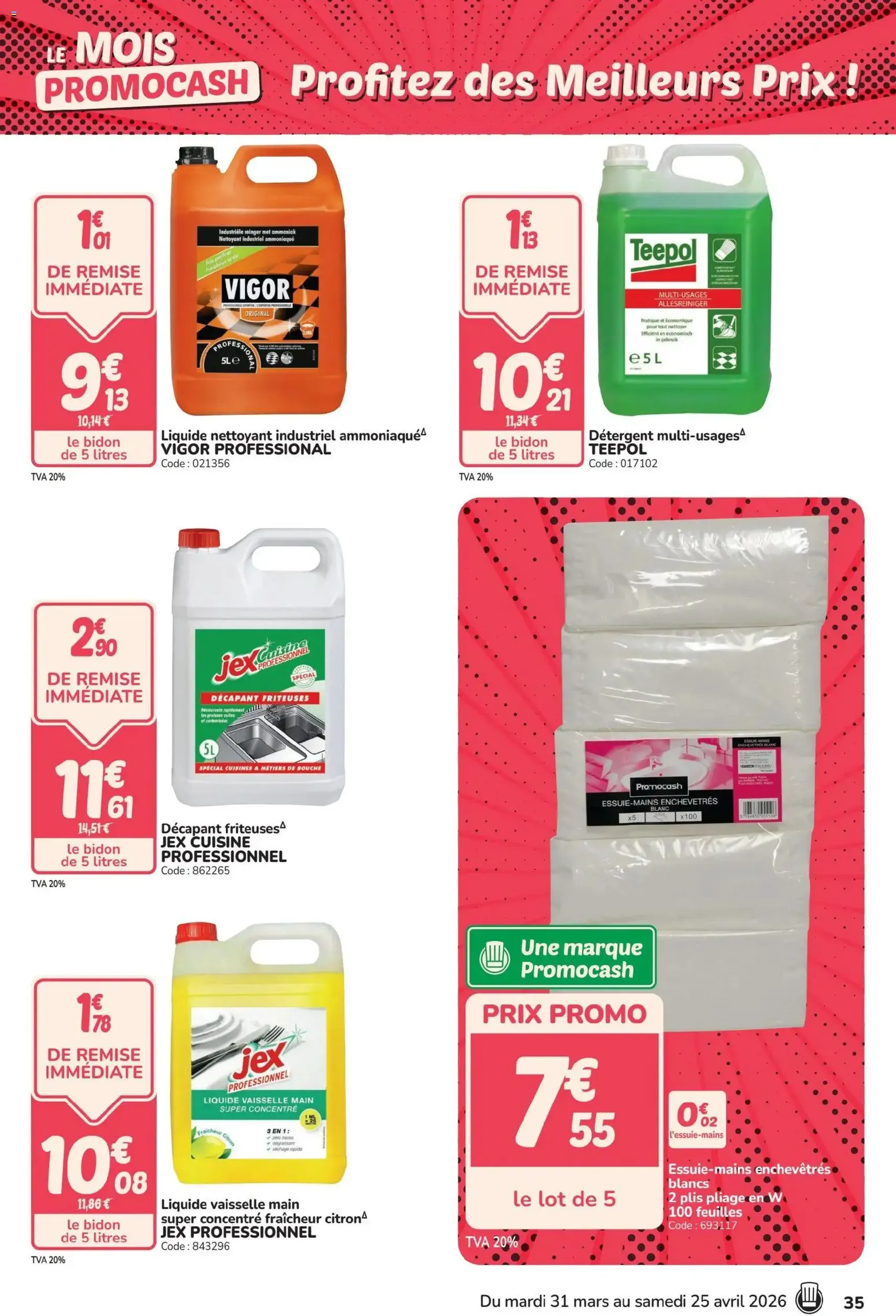 Promocash catalogue - brochure valable à partir du 31/03/2026, page 35 sur 44
