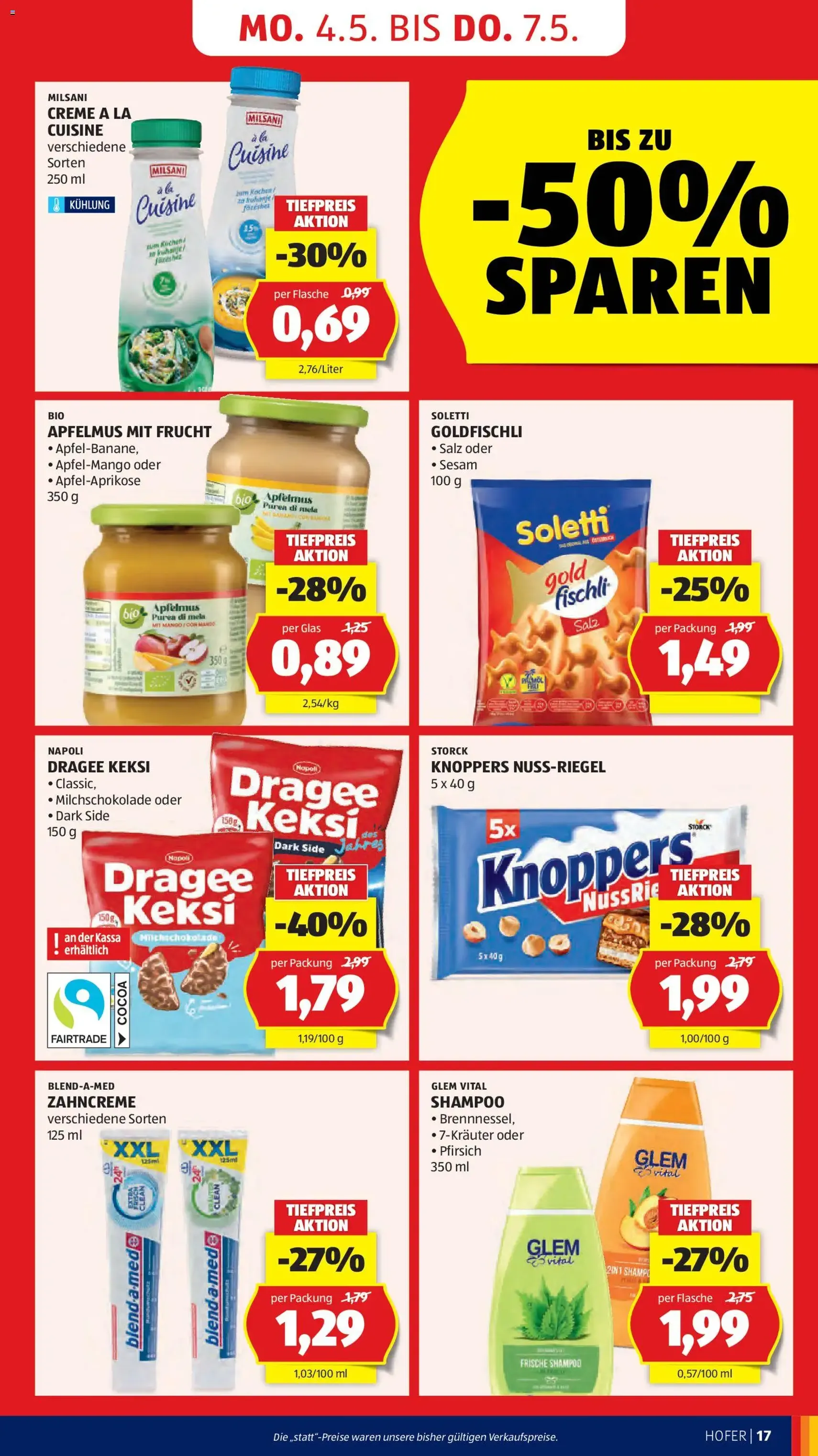 Hofer Flugblatt - Gültiger Prospekt ab 29.04.2026, Seite 21 von insgesamt 47