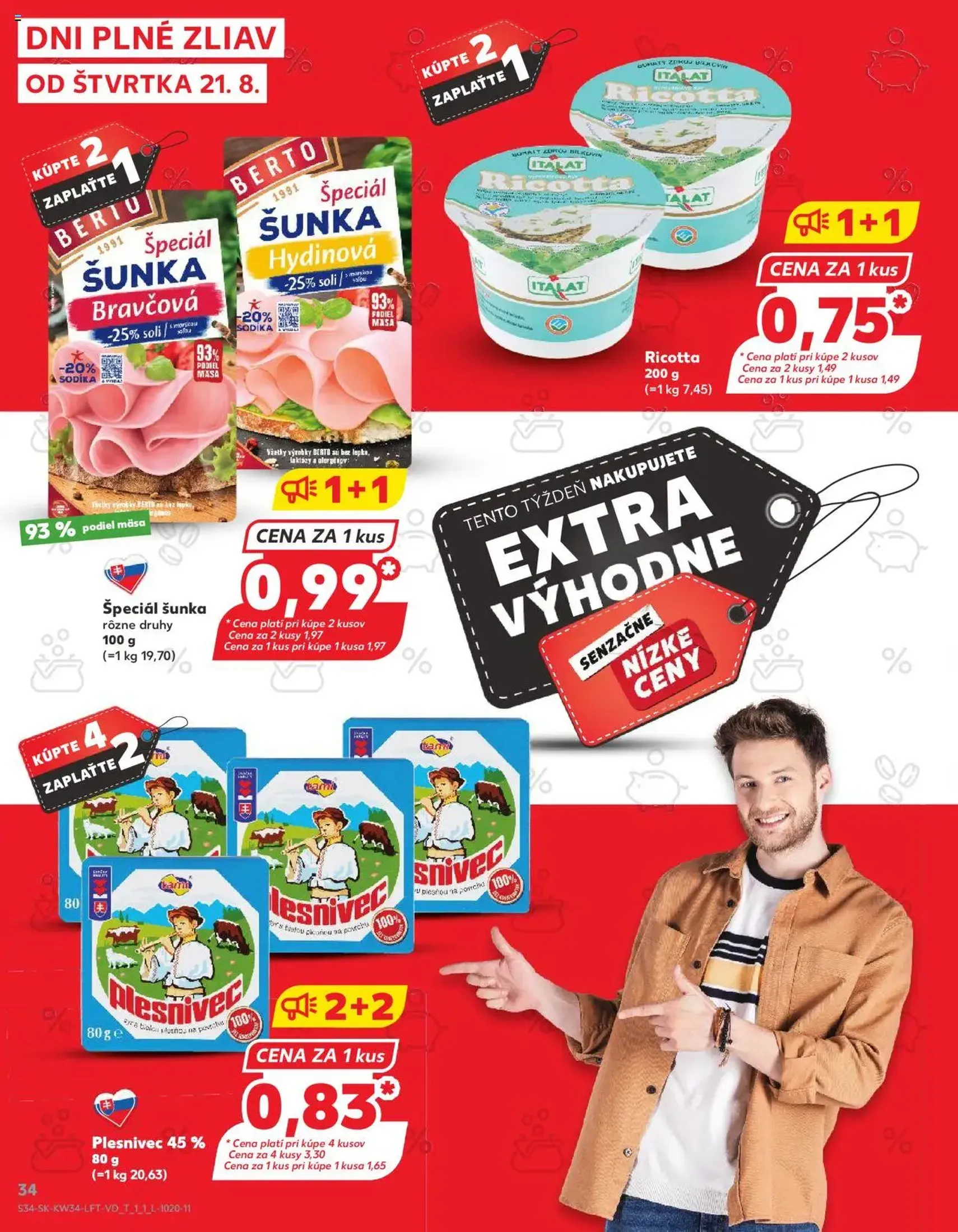 Kaufland Bratislava-Avion - platný leták od 21.08.2025 strana 34 z 78
