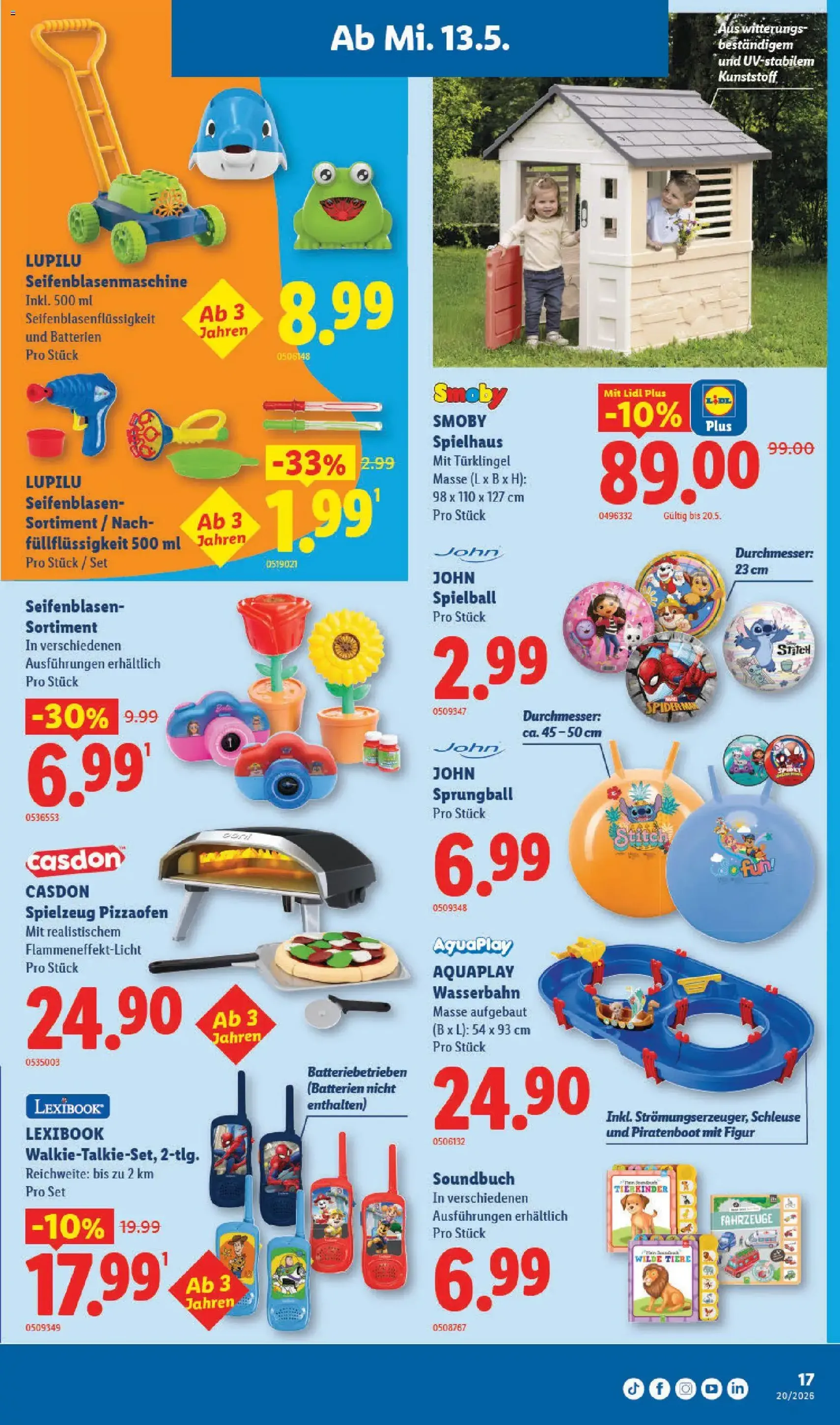 Lidl aktionen - Gültiger Prospekt ab 13.05.2026, Seite 17 von insgesamt 32