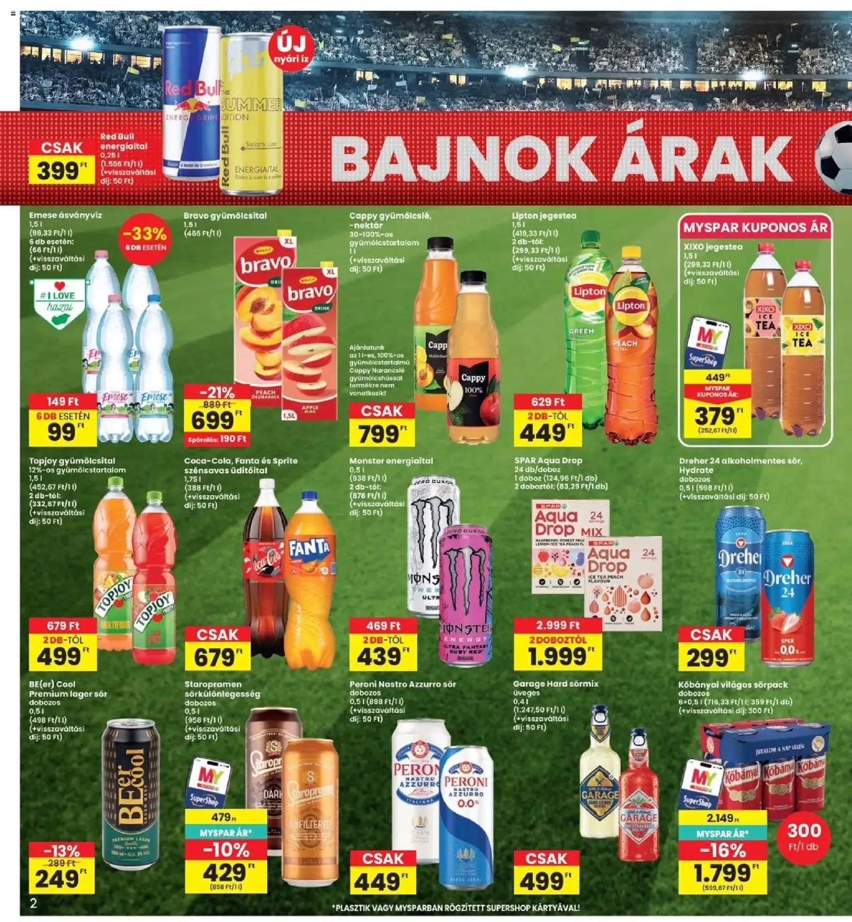 Interspar akciós újság - 2026.06.18. érvényes szórólap 2 oldal 20 oldalból