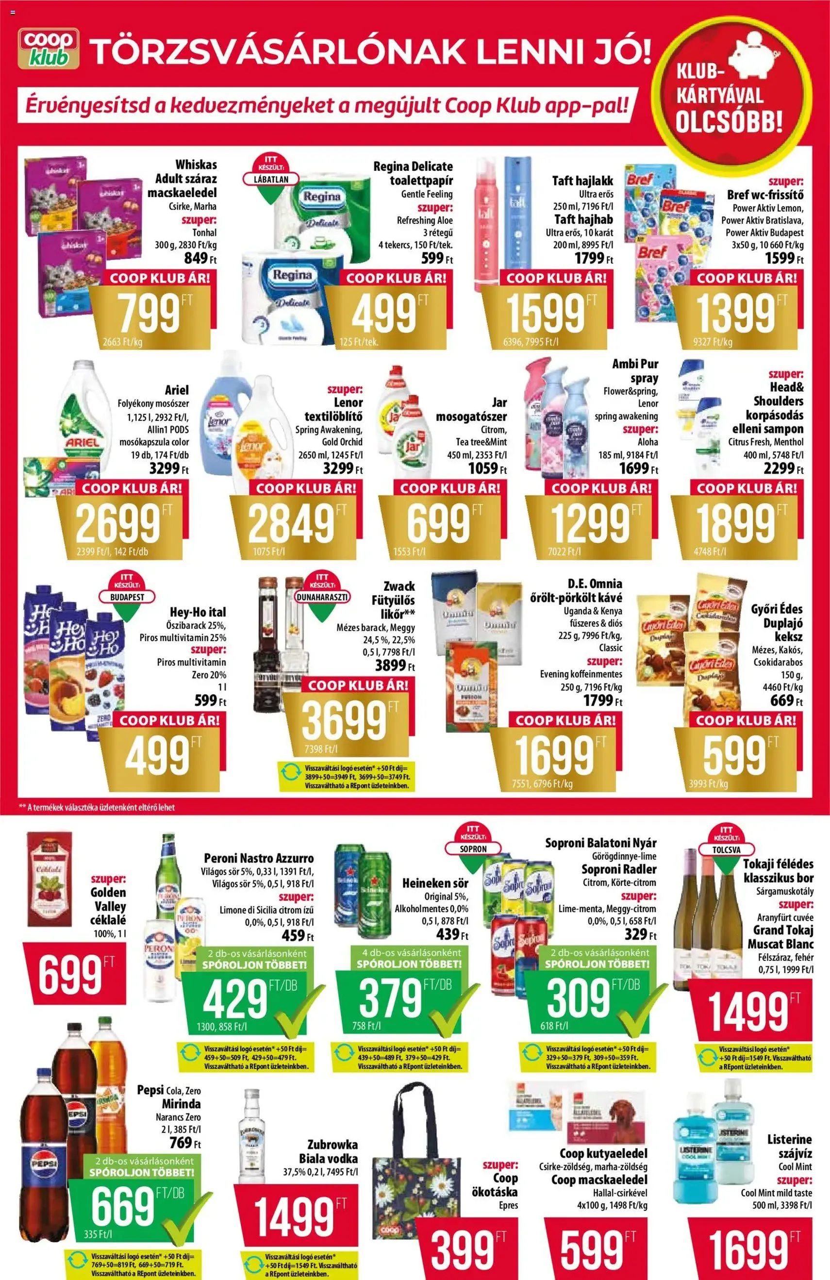 COOP akciós újság - 2026.07.02. érvényes szórólap 7 oldal 8 oldalból