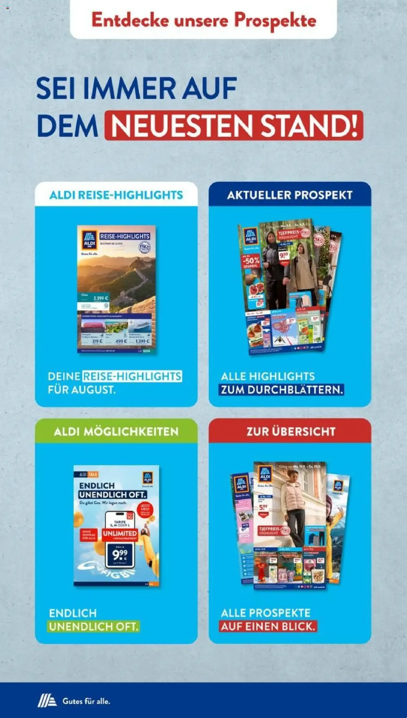 Aldi Süd Prospekt - Gültiger Prospekt ab 08.09.2025, Seite 43 von insgesamt 43 Aldi Süd Prospekt - Gültiger Prospekt ab 08.09.2025, Seite 43 von insgesamt 43