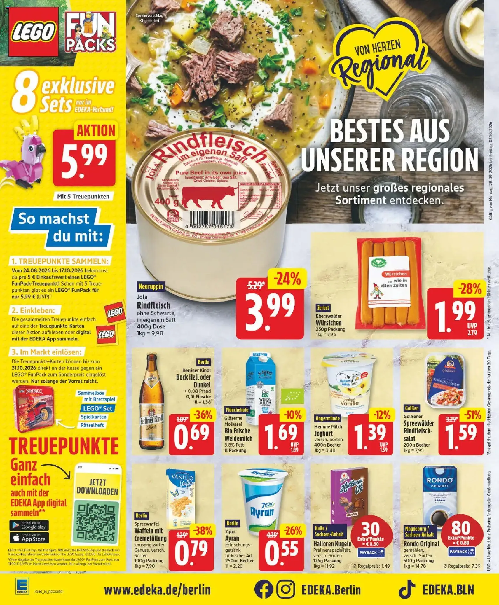 Edeka Prospekt - Gültiger Prospekt ab 28.09.2026, Seite 14 von insgesamt 28