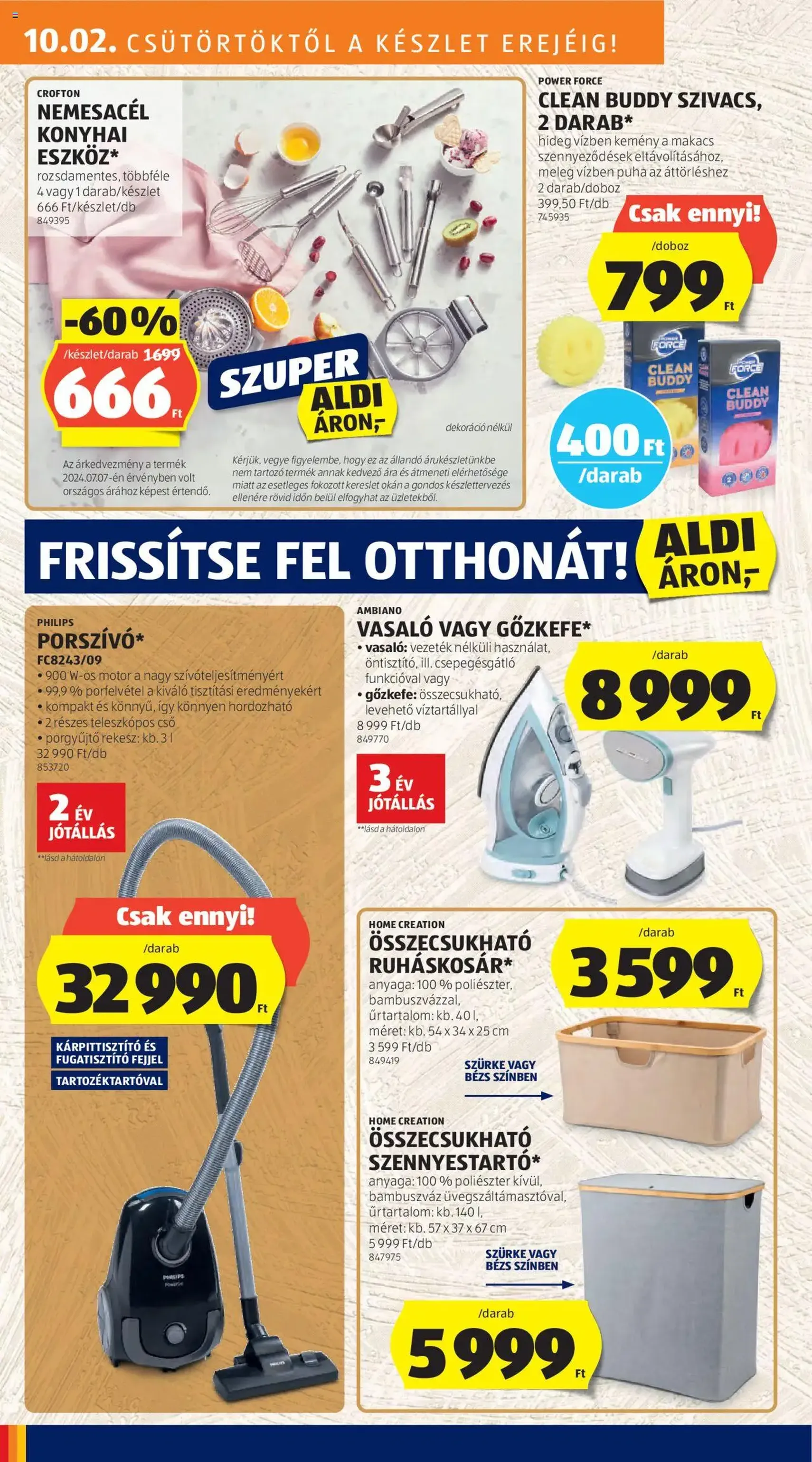Aldi Akciós újság - 2025.10.02. érvényes szórólap 20 oldal 40 oldalból Aldi Akciós újság - 2025.10.02. érvényes szórólap 20 oldal 40 oldalból