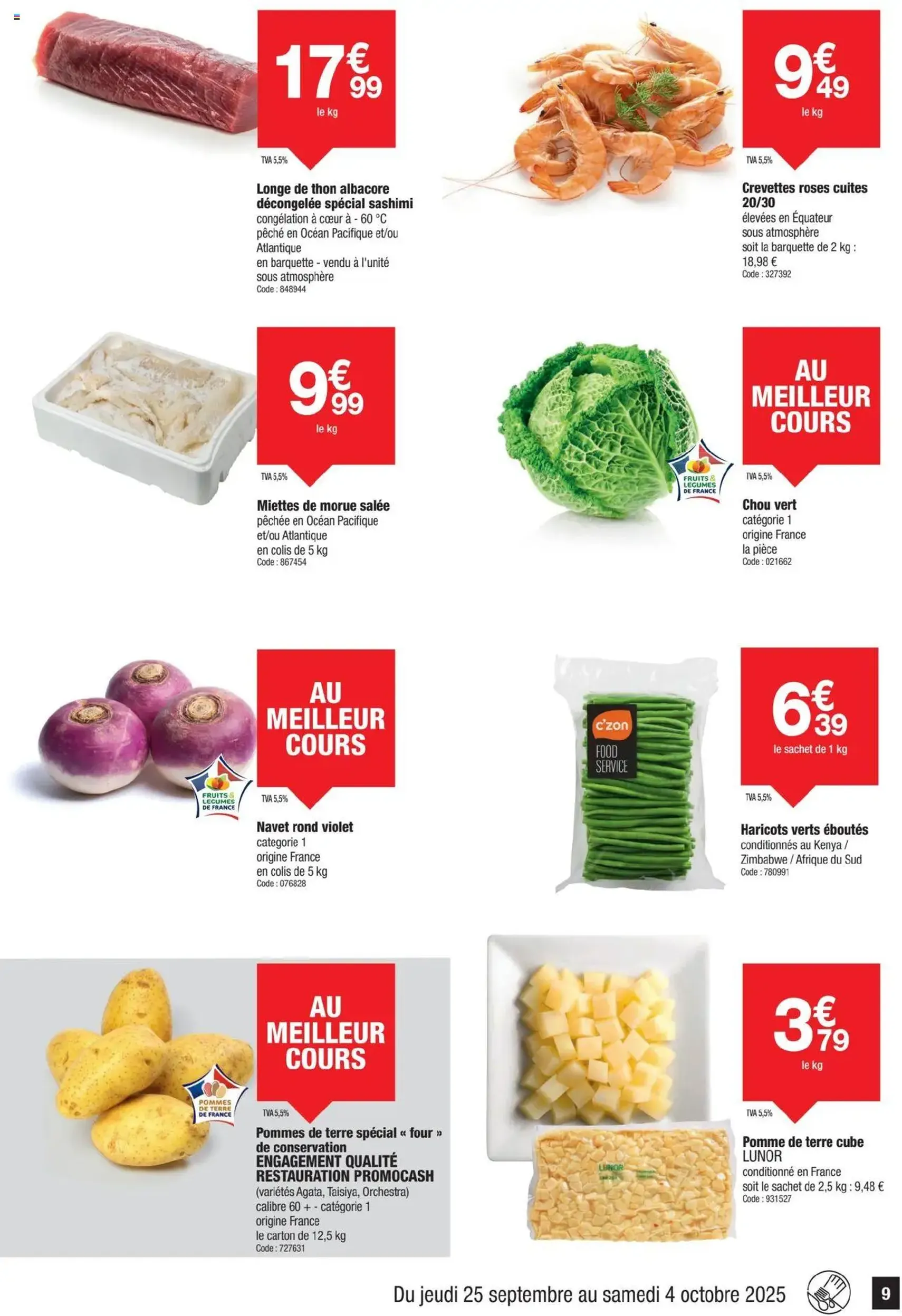 Promocash catalogue - brochure valable à partir du 25/09/2025, page 9 sur 24 Promocash catalogue - brochure valable à partir du 25/09/2025, page 9 sur 24