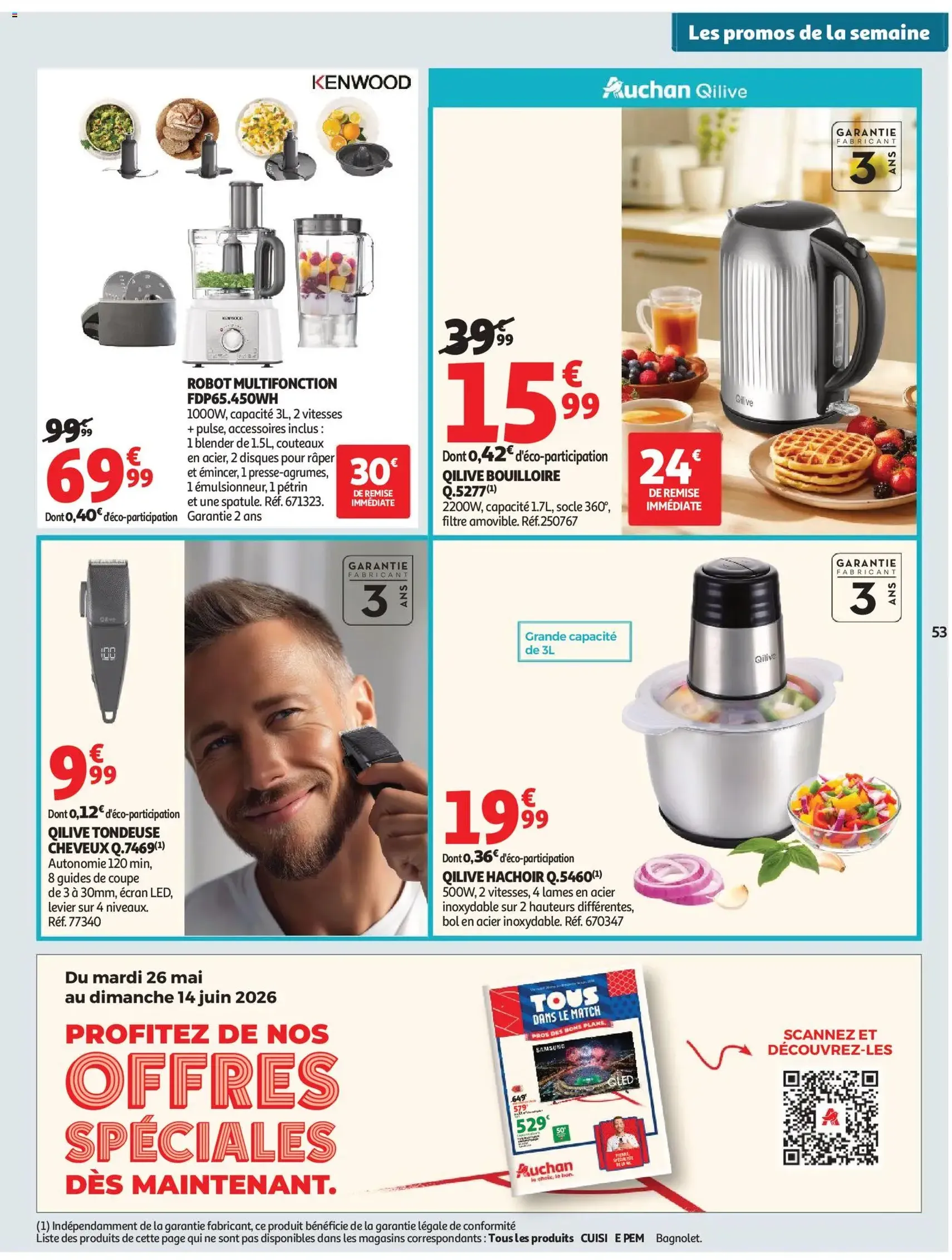 Auchan folder / publicité - geldige folder vanaf 02/06/2026 pagina 53 van 60