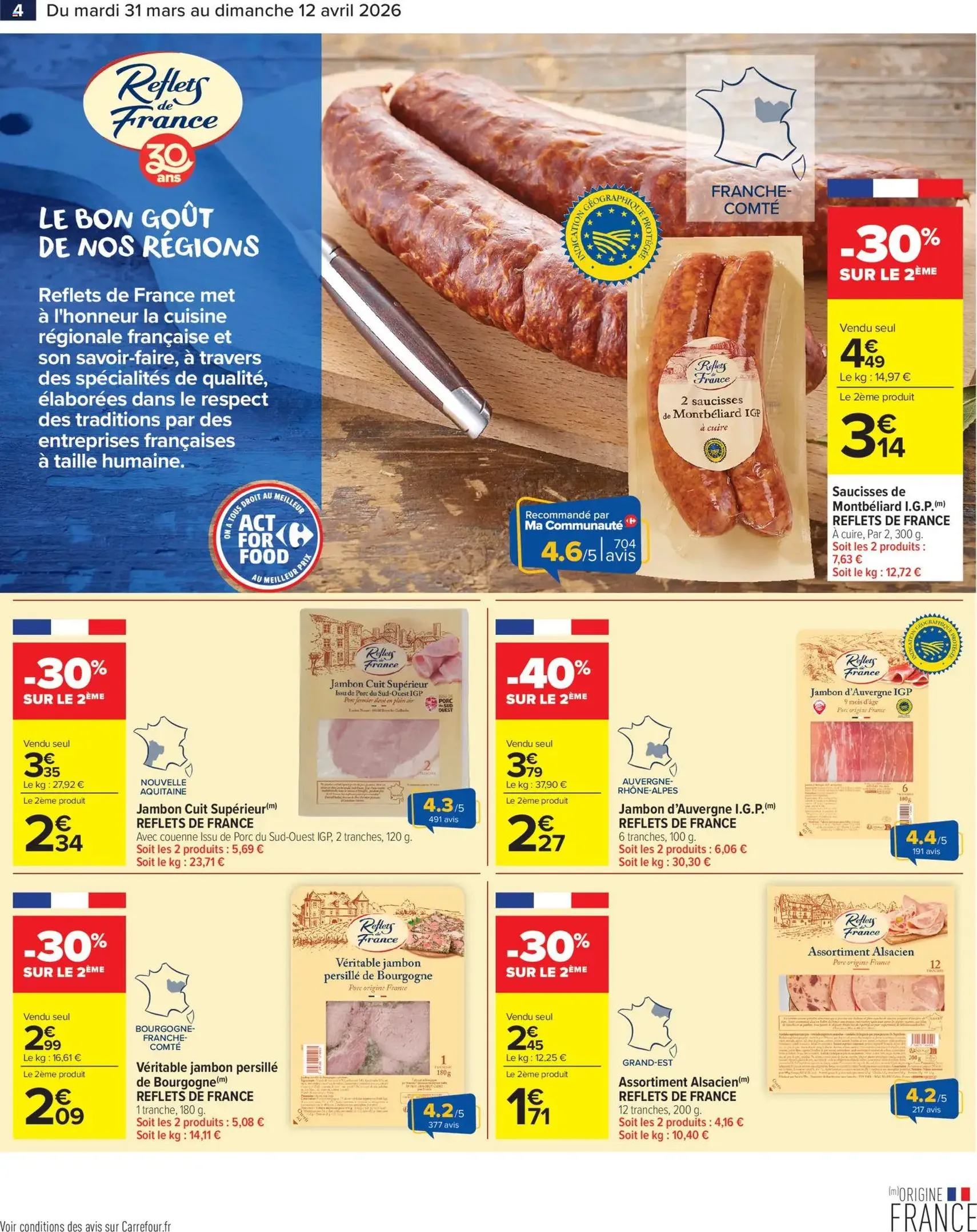 Carrefour Market catalogue semaine 14 - brochure valable à partir du 31/03/2026, page 6 sur 38