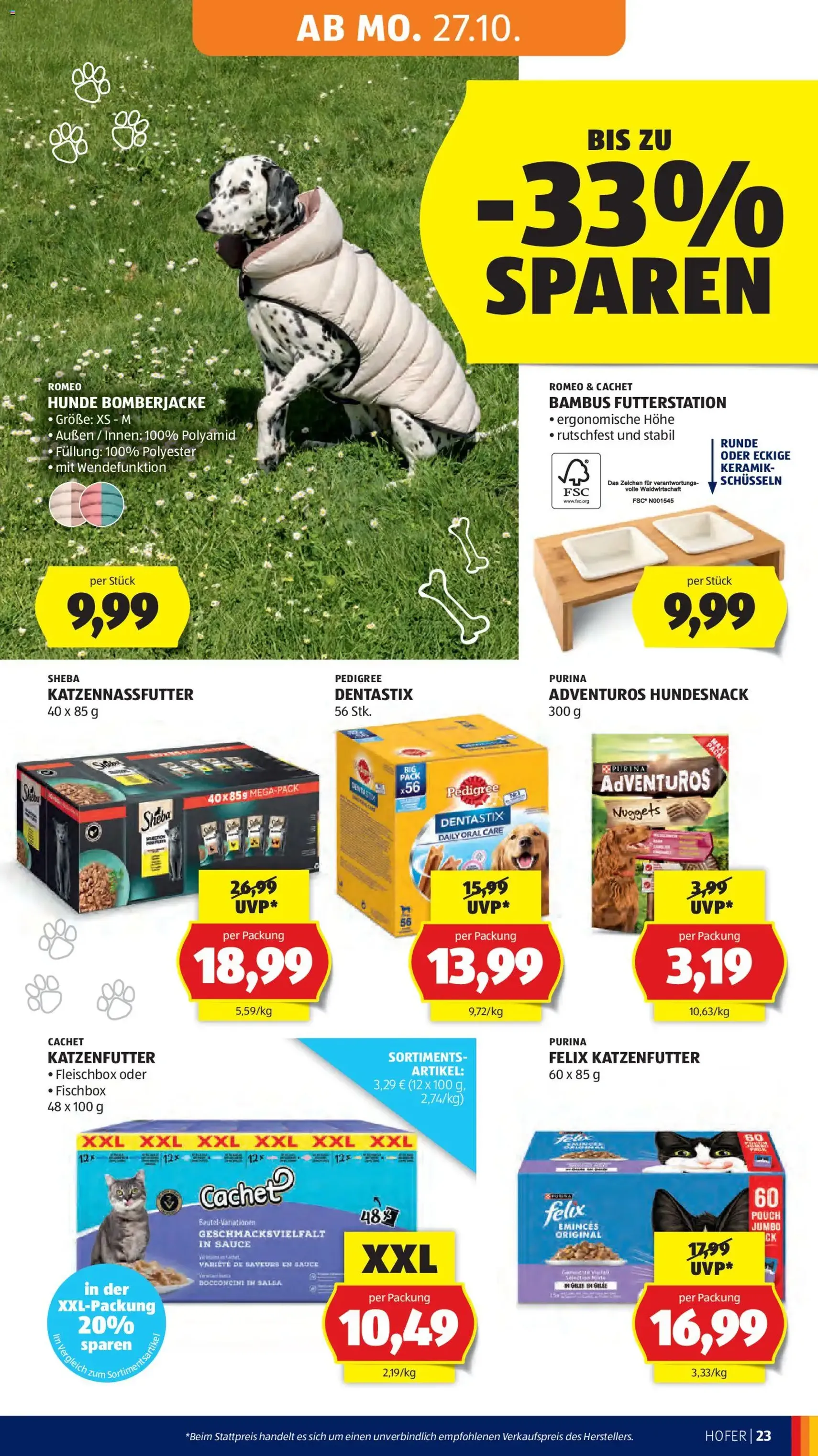 Hofer Flugblatt - Gültiger Prospekt ab 24.10.2025, Seite 27 von insgesamt 45 Hofer Flugblatt - Gültiger Prospekt ab 24.10.2025, Seite 27 von insgesamt 45