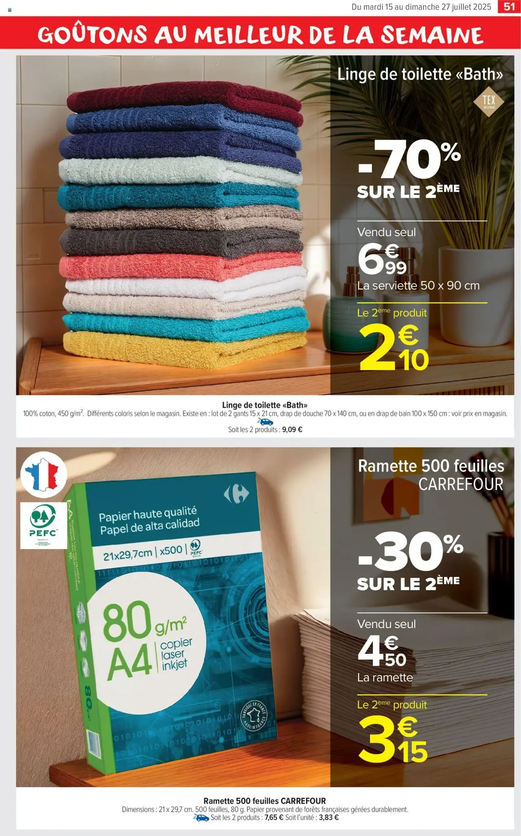 Carrefour Market catalogue semaine 29 - brochure valable à partir du 15/07/2025, page 53 sur 54 Carrefour Market catalogue semaine 29 - brochure valable à partir du 15/07/2025, page 53 sur 54