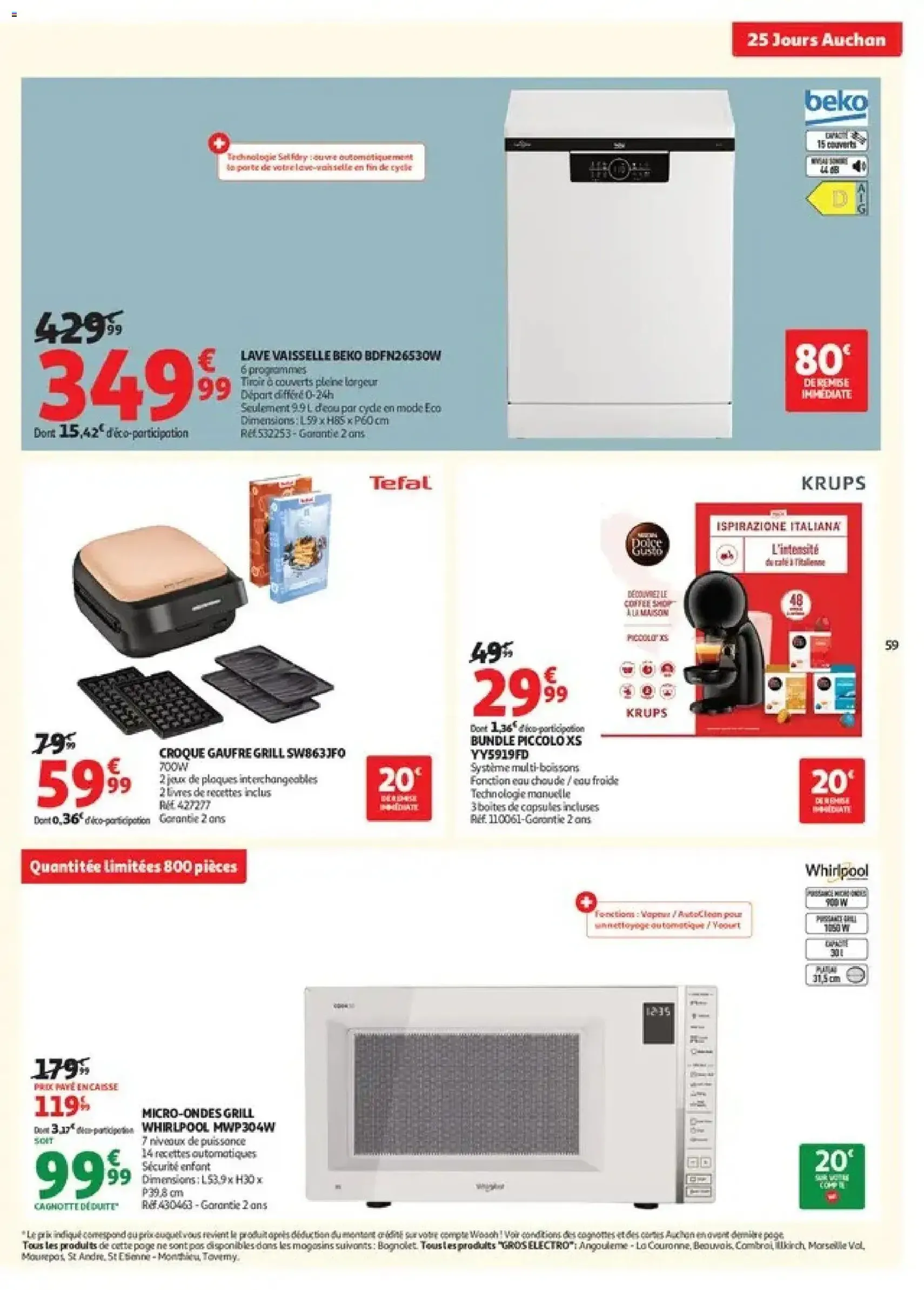Auchan catalogue - brochure valable à partir du 27/10/2026, page 59 sur 72
