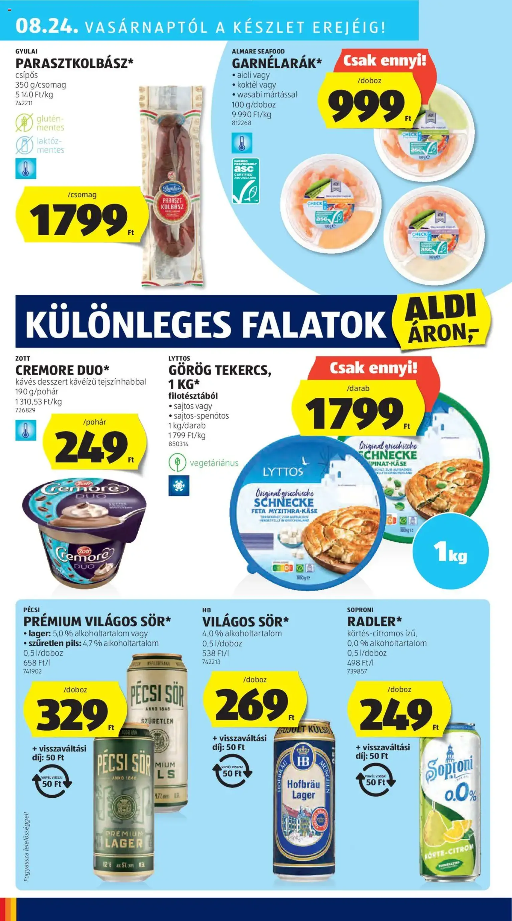 Aldi Akciós újság - 2025.08.21. érvényes szórólap 34 oldal 46 oldalból