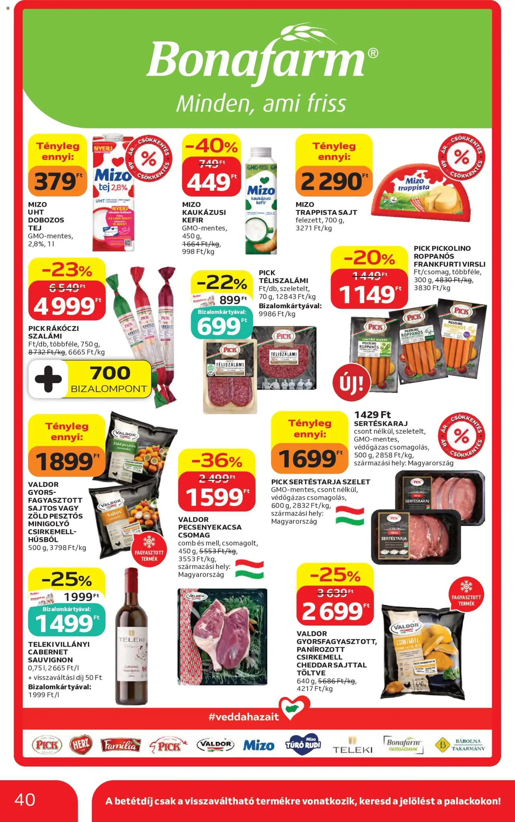 Auchan akciós újság - 2026.05.07. érvényes szórólap 40 oldal 60 oldalból