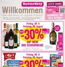 Sutterlüty Flugblatt - Prospekt Vorschau gültig ab 07.08.2025