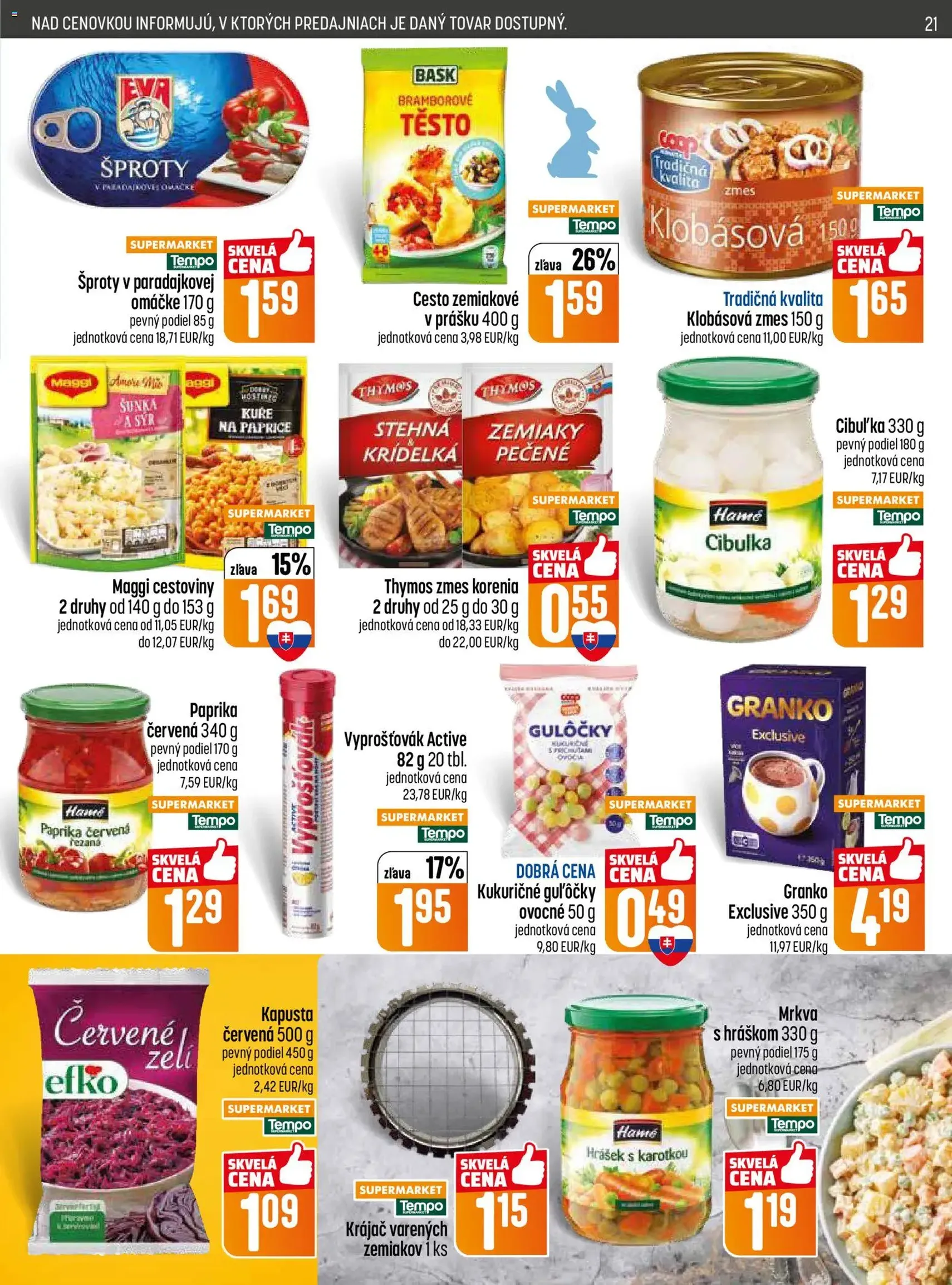 COOP Jednota leták - platný leták od 26.03.2026 strana 21 z 32