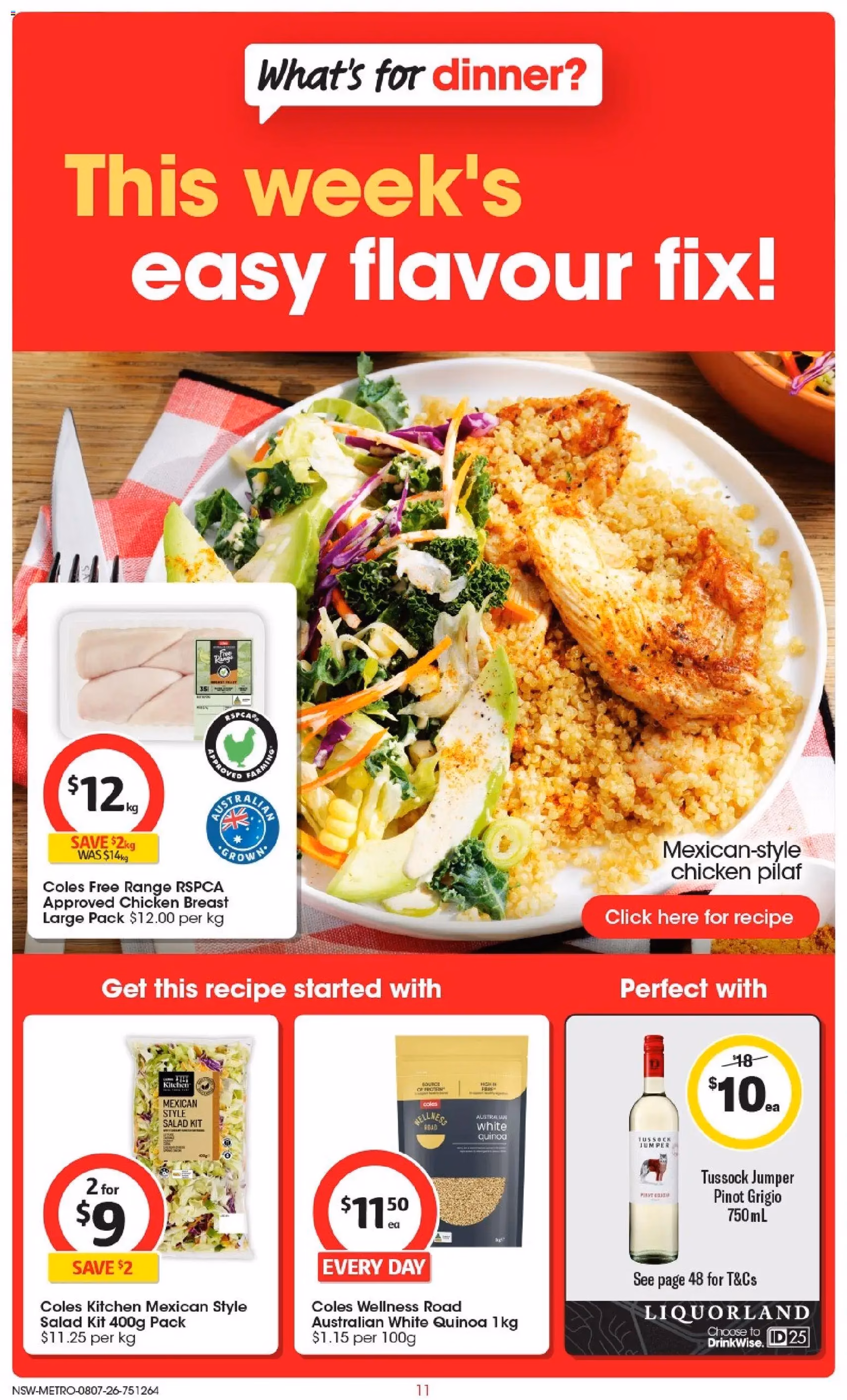 Coles catalogue - valid flyer from 08/07/2026, page 11 of 50