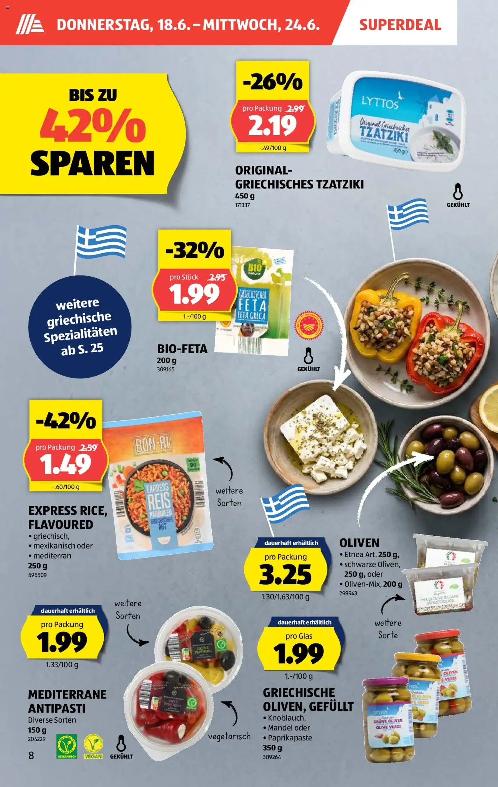 Aldi aktionen - Gültiger Prospekt ab 18.06.2026, Seite 8 von insgesamt 44