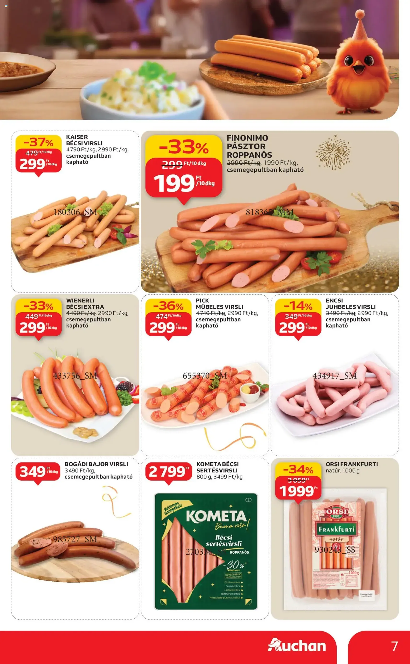 Auchan Akciós újság - 2025.12.27. érvényes szórólap 7 oldal 36 oldalból