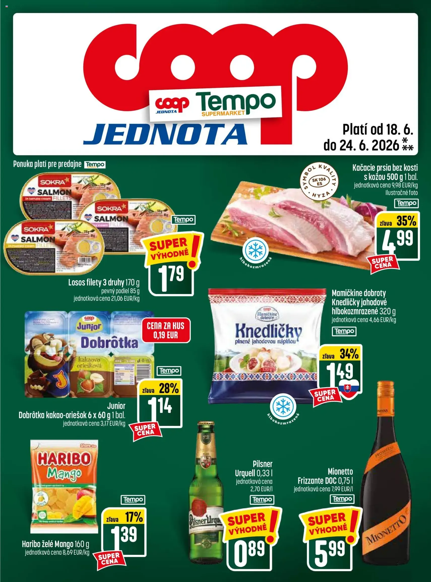 COOP Jednota leták - platný leták od 18.06.2026 strana 29 z 32