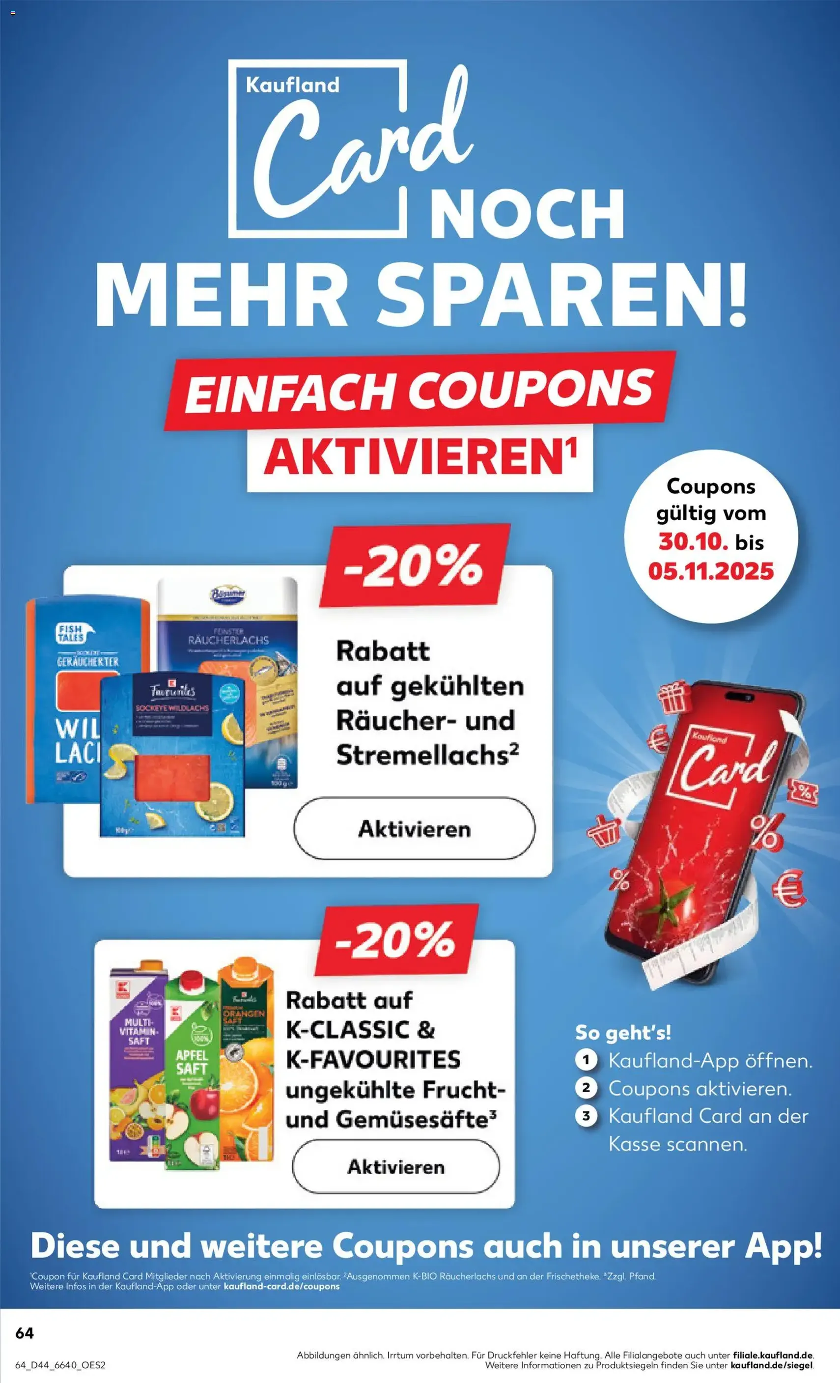 Kaufland Prospekt - Gültiger Prospekt ab 30.10.2025, Seite 64 von insgesamt 71 Kaufland Prospekt - Gültiger Prospekt ab 30.10.2025, Seite 64 von insgesamt 71