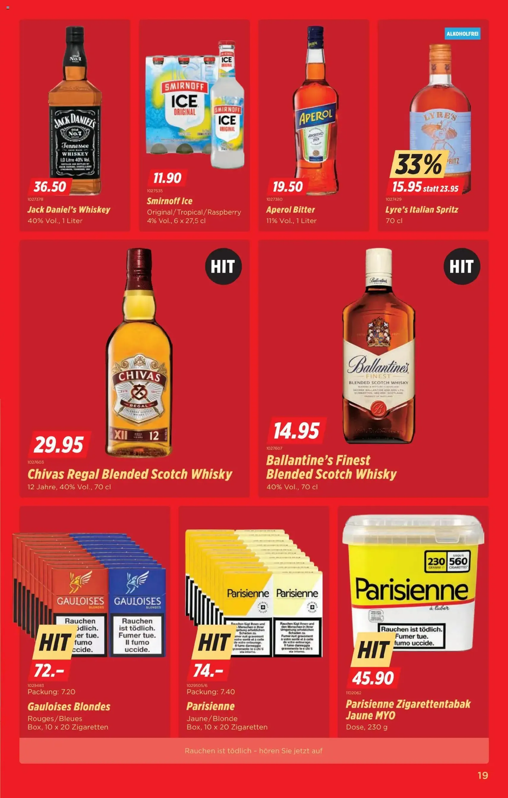 Denner Aktionen - Gültiger Prospekt ab 25.11.2025, Seite 19 von insgesamt 24