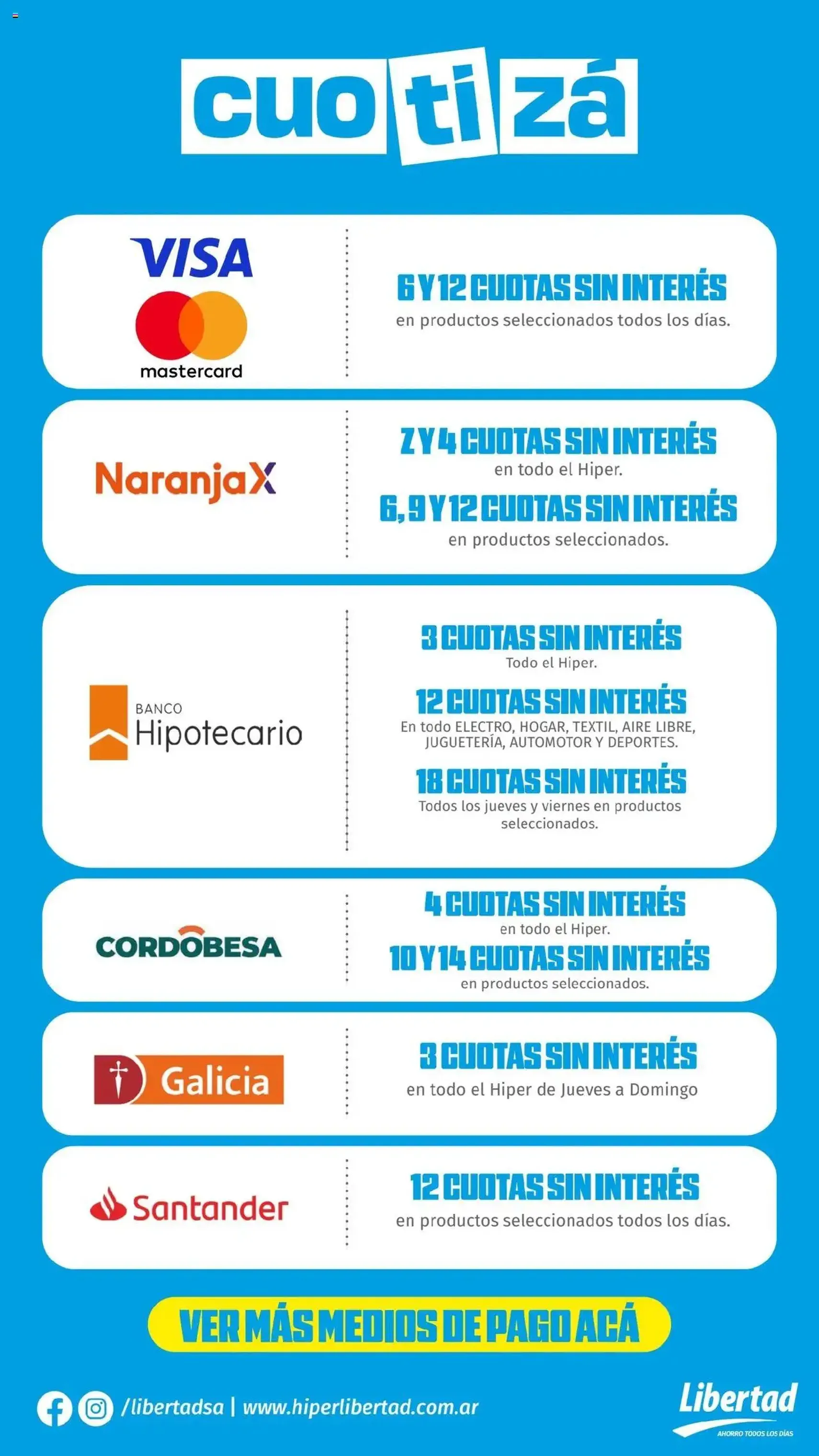 Hipermercado Libertad catálogo - folleto válido desde 01/09/2025 página 4 de 4