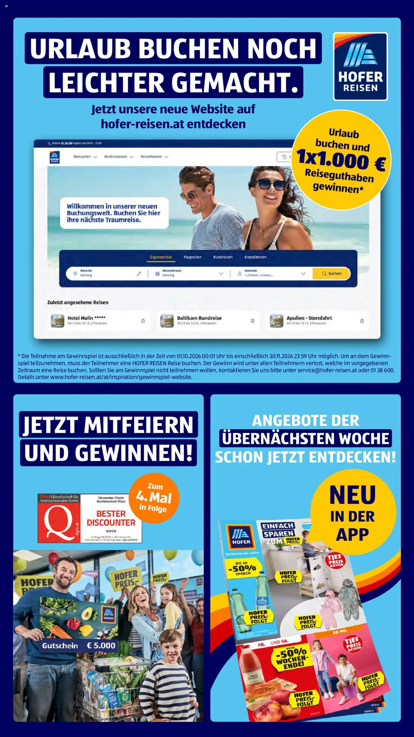 Hofer Flugblatt - Gültiger Prospekt ab 23.10.2026, Seite 3 von insgesamt 50