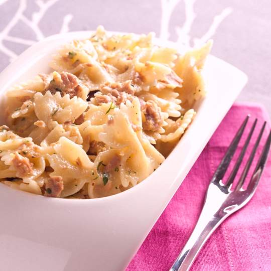 Anteprima ricetta Pasta con tonno e panna