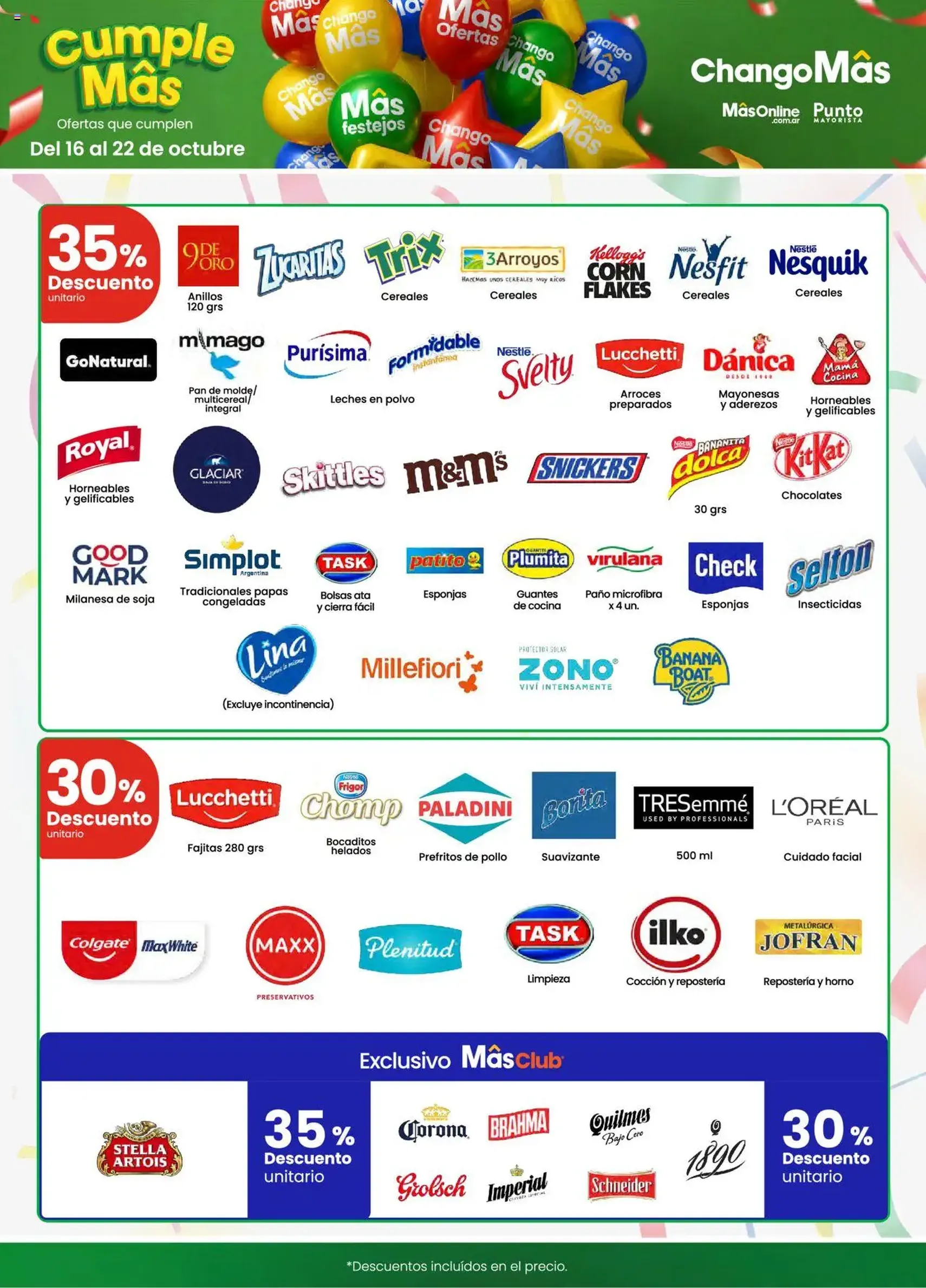 Changomas ofertas - folleto válido desde 16/10/2025 página 4 de 17 Changomas ofertas - folleto válido desde 16/10/2025 página 4 de 17