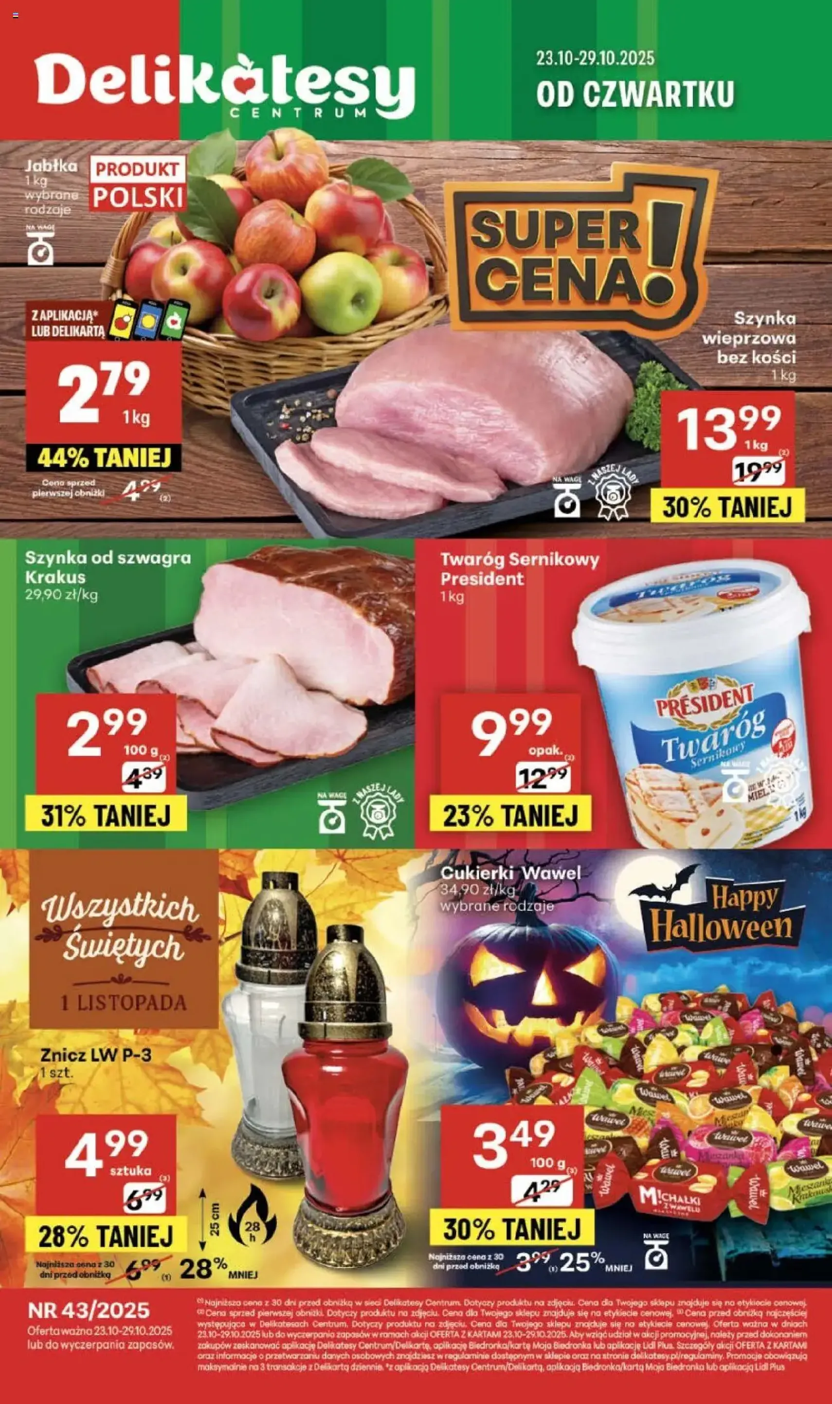 Delikatesy Centrum Gazetka - ważny gazetka od 23.10.2025 strona 1 z 40 Delikatesy Centrum Gazetka - ważny gazetka od 23.10.2025 strona 1 z 40
