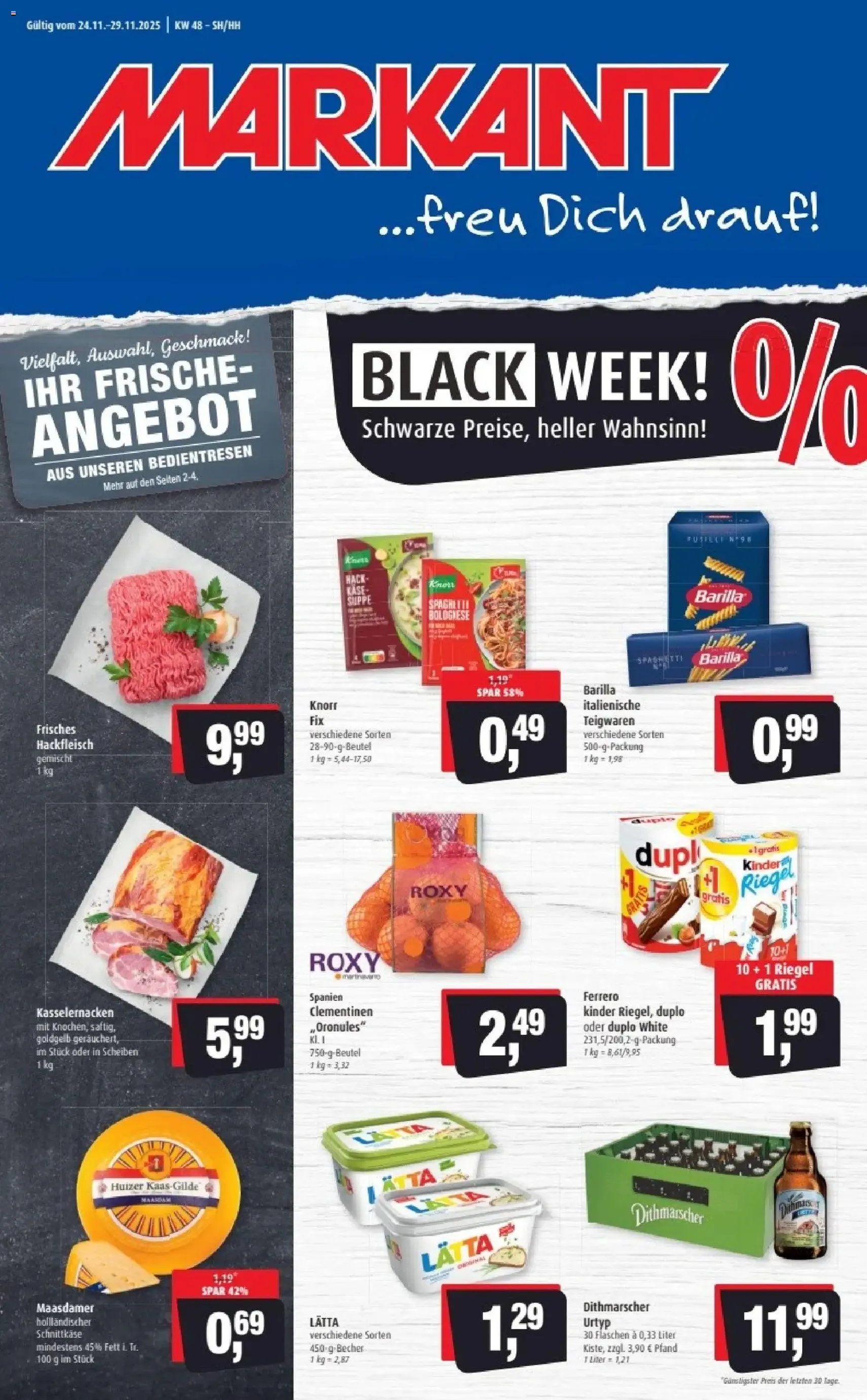 Markant - Black Friday - Gültiger Prospekt ab 24.11.2025, Seite 1 von insgesamt 14