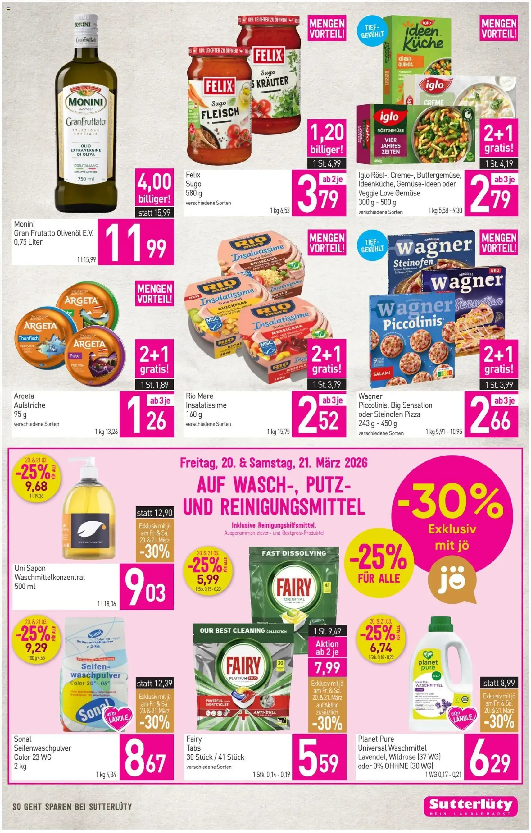 Sutterlüty Flugblatt - Gültiger Prospekt ab 19.03.2026, Seite 11 von insgesamt 12