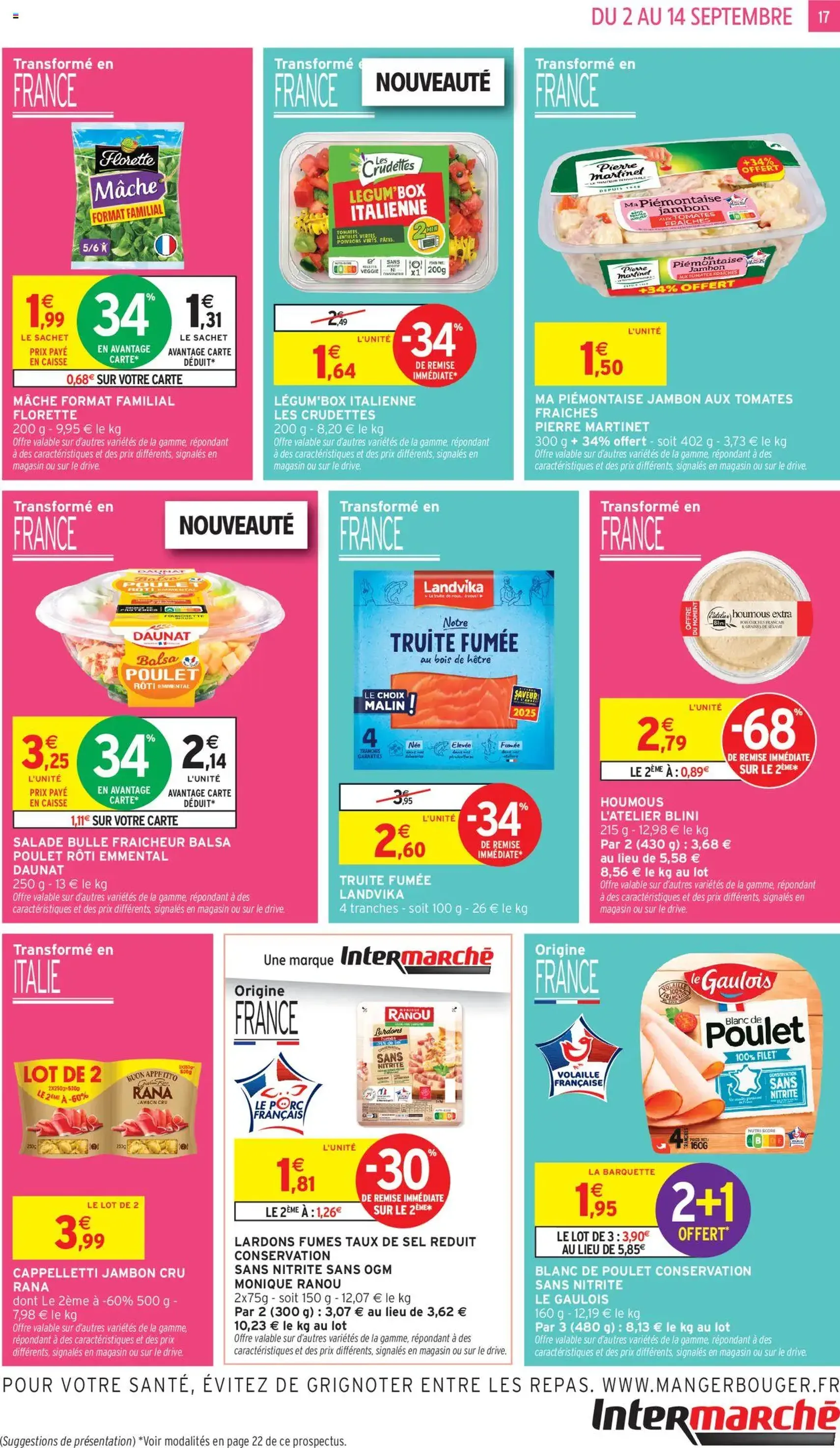 Intermarché Catalogue Découvrez nos offres spéciales rentrée | Super - brochure valable à partir du 02/09/2025, page 17 sur 32 Intermarché Catalogue Découvrez nos offres spéciales rentrée | Super - brochure valable à partir du 02/09/2025, page 17 sur 32