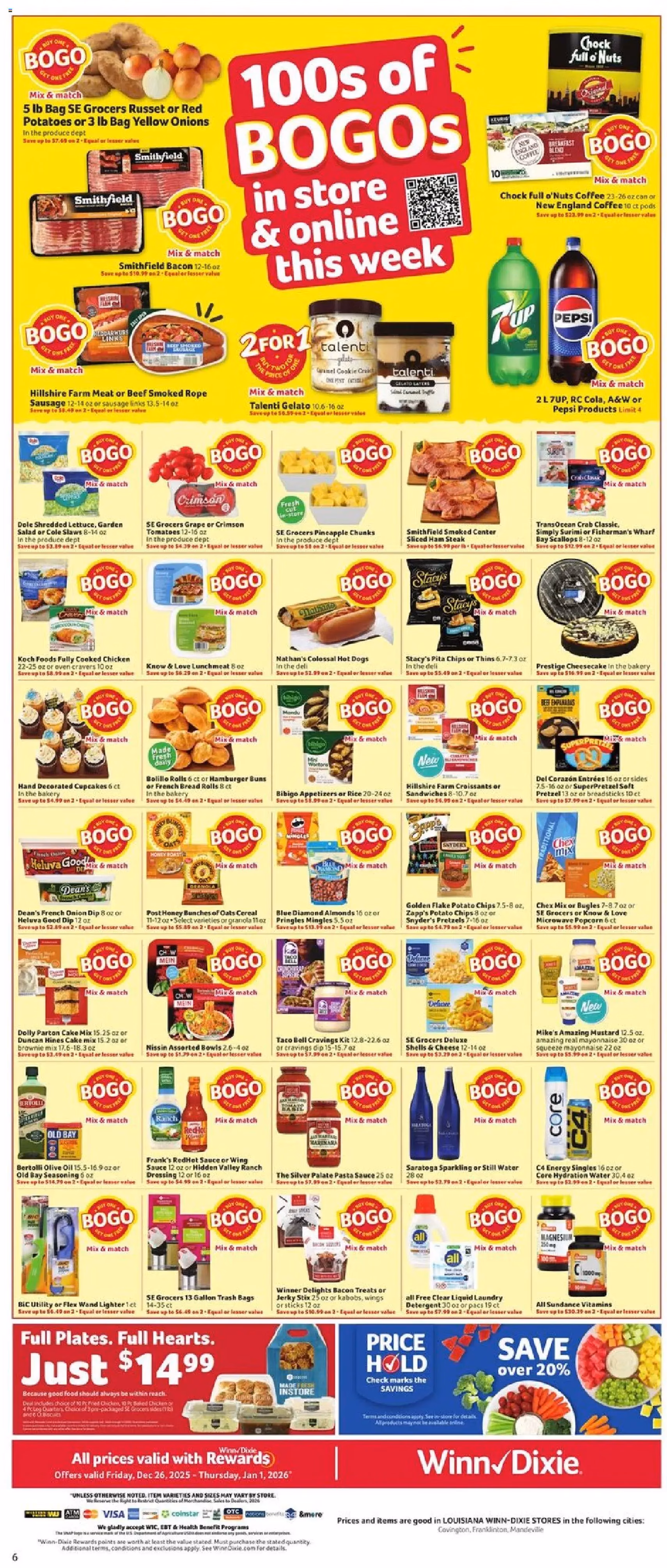 Winn Dixie Weekly Ad - valid flyer from 12/26/2025, page 6 of 6