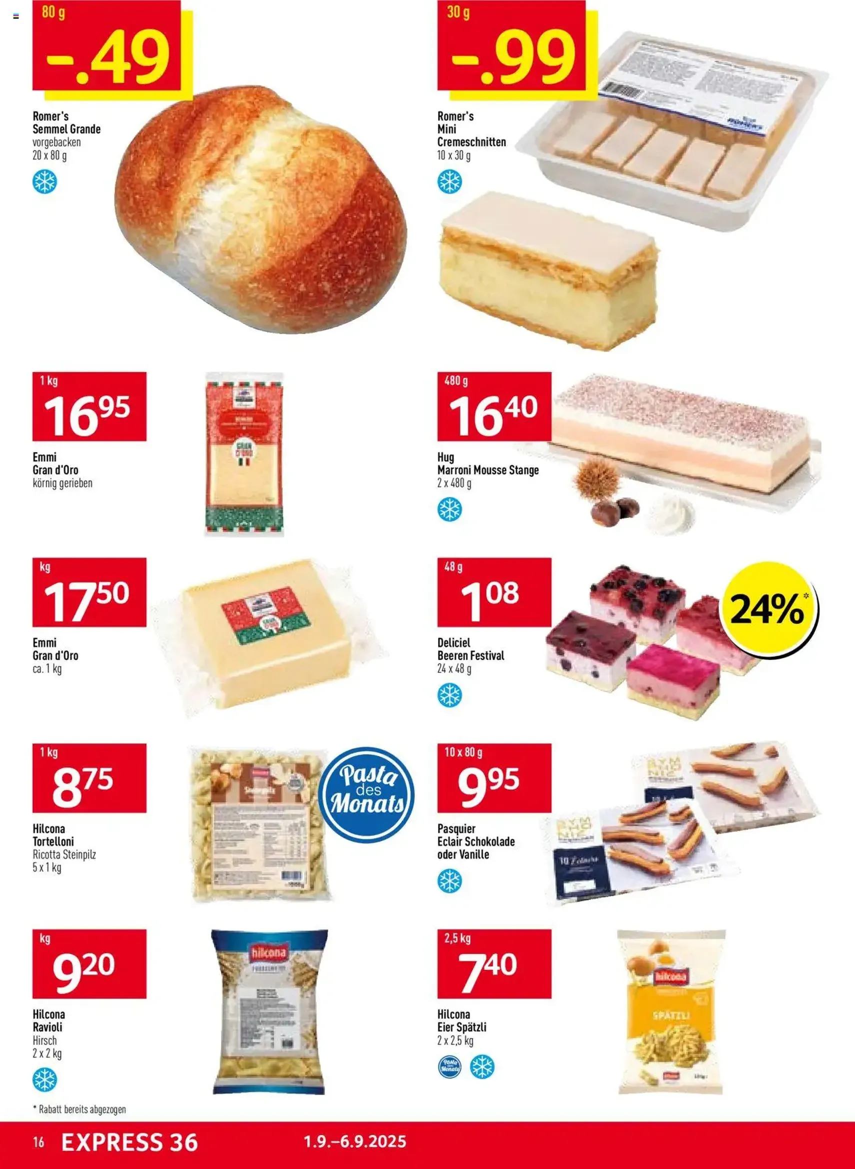 Prodega Aktionen - Gültiger Prospekt ab 01.09.2025, Seite 16 von insgesamt 40 Prodega Aktionen - Gültiger Prospekt ab 01.09.2025, Seite 16 von insgesamt 40
