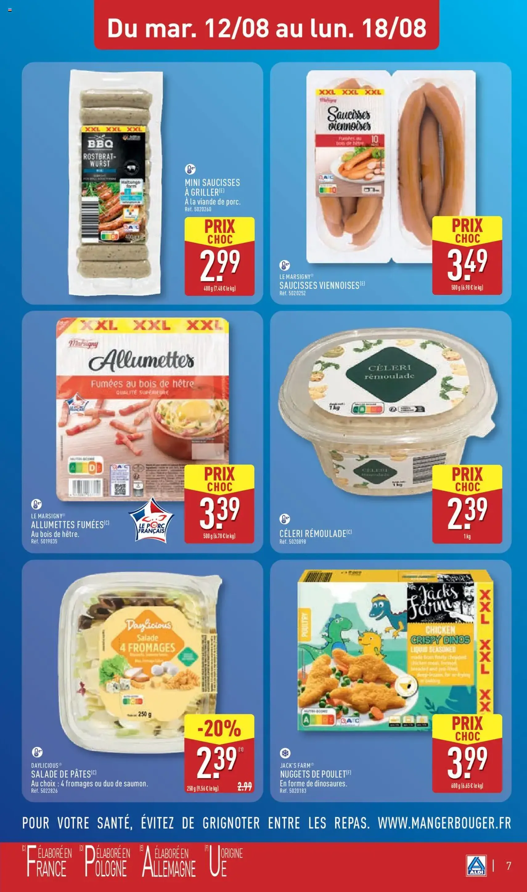 Aldi catalogue semaine 33 - brochure valable à partir du 12/08/2025, page 9 sur 51 Aldi catalogue semaine 33 - brochure valable à partir du 12/08/2025, page 9 sur 51