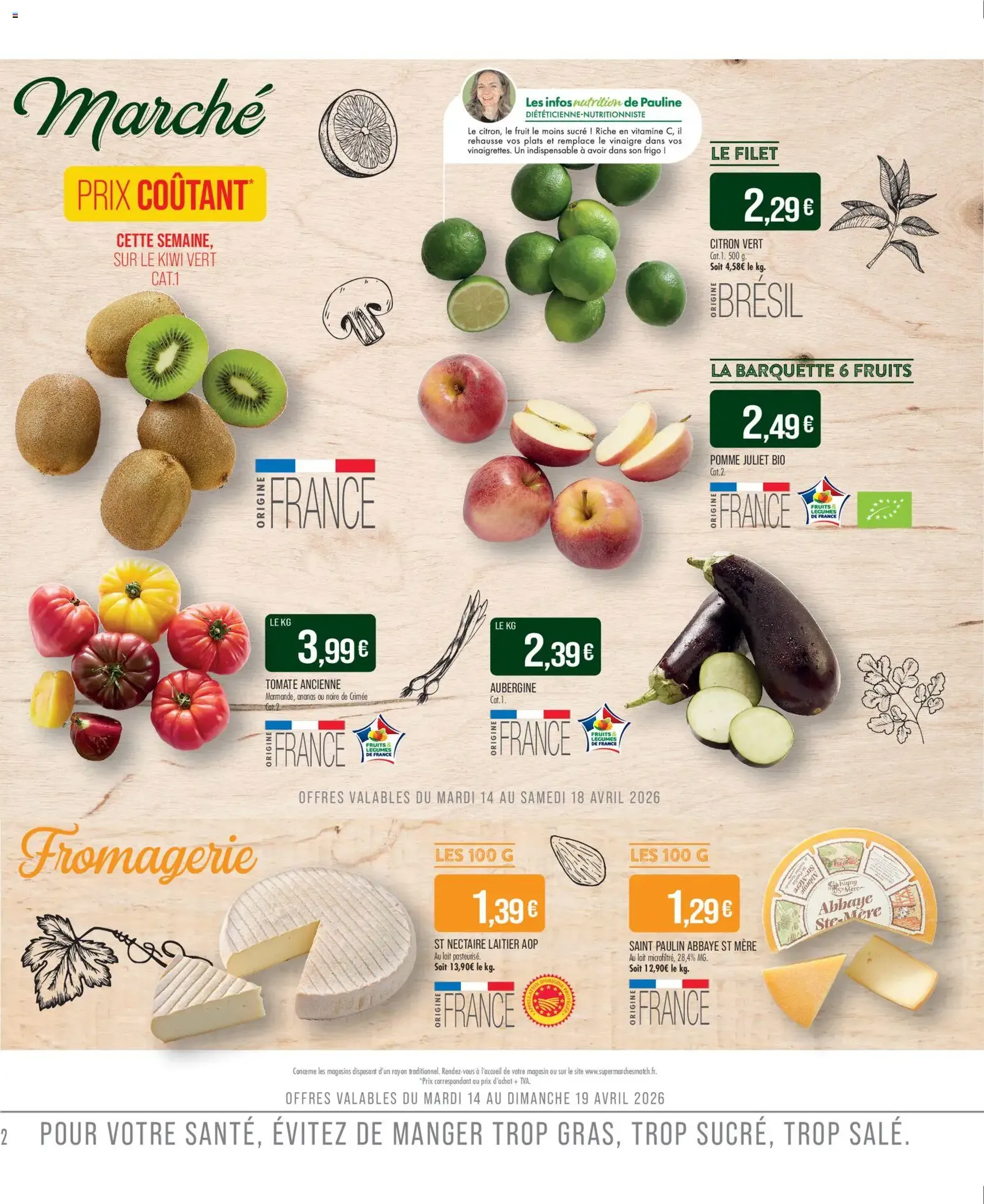 Match Supermarché catalogue - brochure valable à partir du 14/04/2026, page 2 sur 22