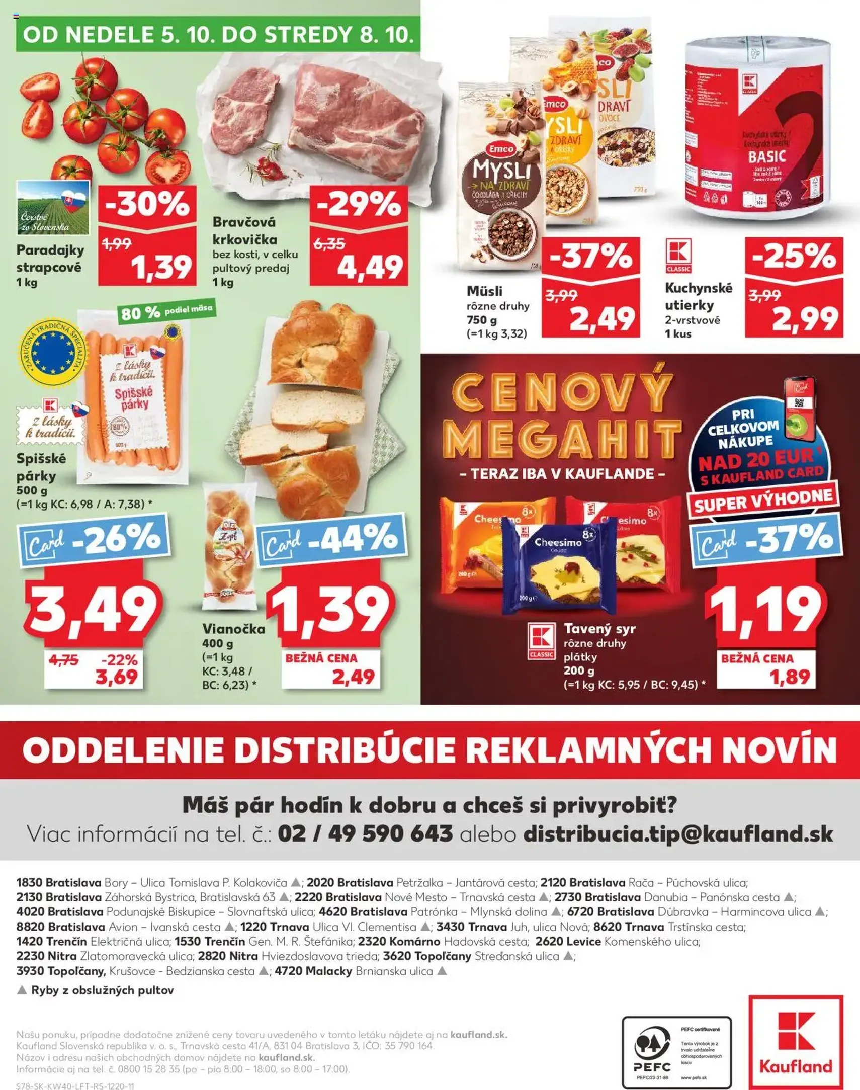 Kaufland Bratislava-Avion - platný leták od 02.10.2025 strana 78 z 78 Kaufland Bratislava-Avion - platný leták od 02.10.2025 strana 78 z 78
